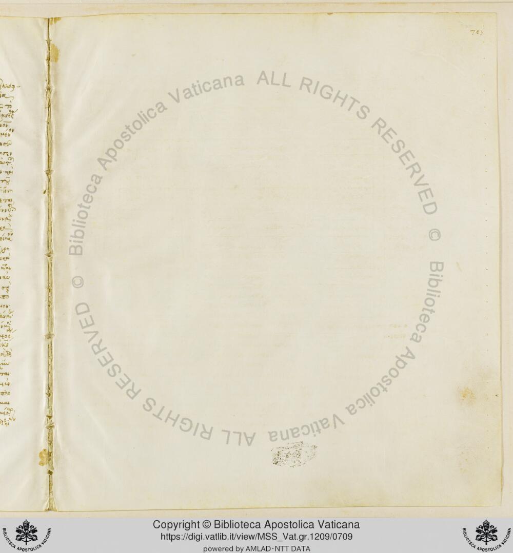 Codex Vaticanus showing Psalms 134:21 from Early to Mid-4th Century AD, currently housed at Vatican Library, Vatican City