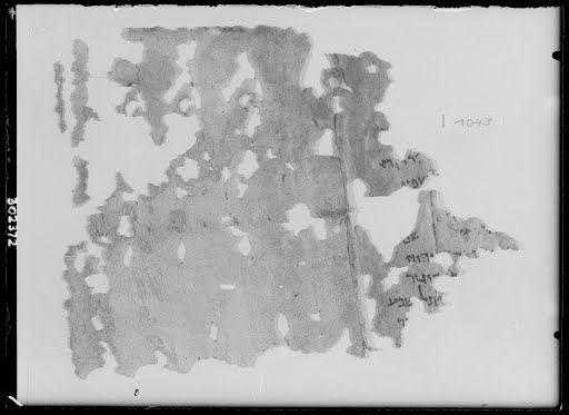 Masada Deuteronomy showing Deuteronomy 34:2 from Late 1st Century BC - Early 1st Century AD found in Masada, currently housed at Israel Antiquities Authority, Jerusalem