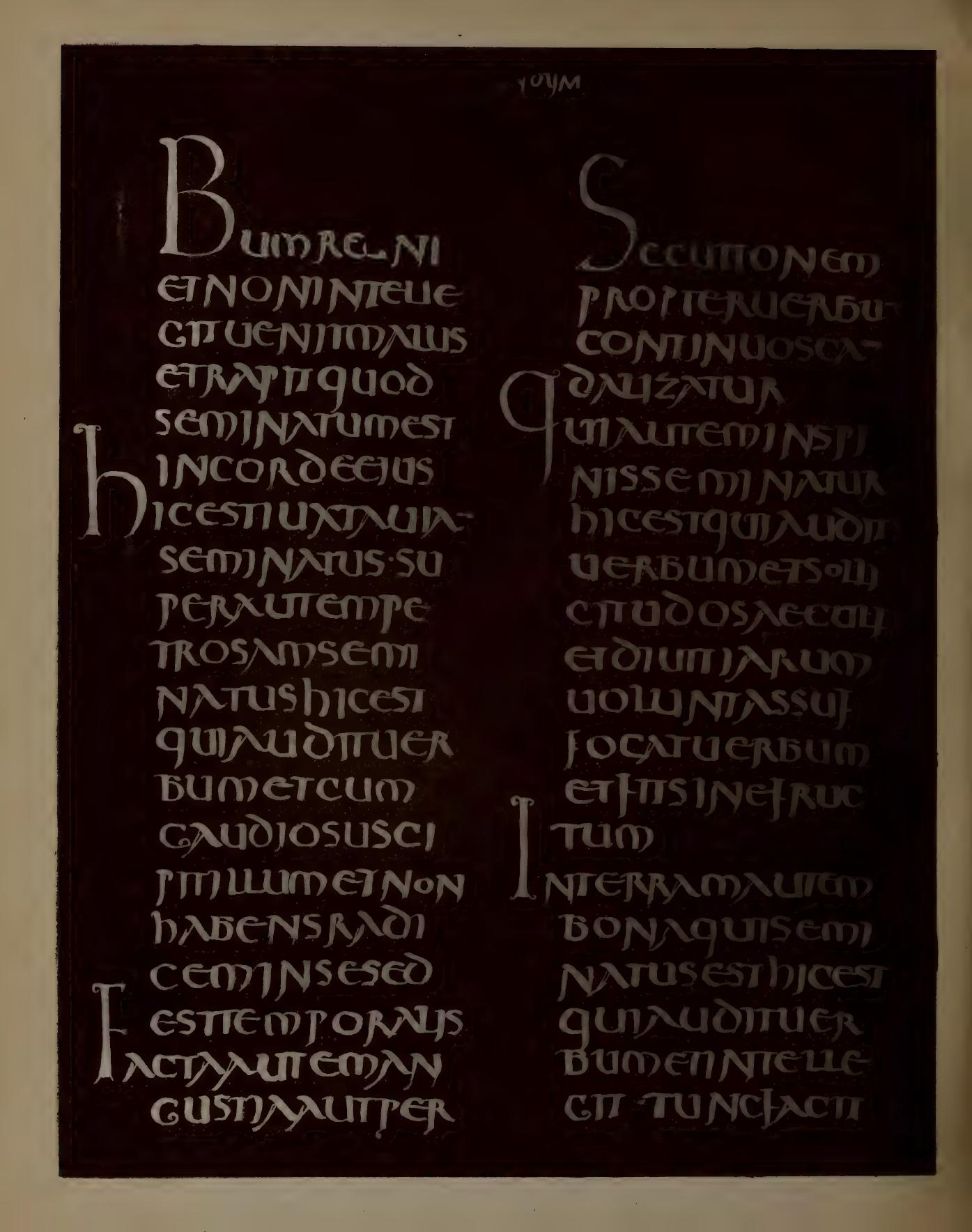 Fragmenta Tischendorfiana Z (Codex Zuqninensis) showing Isaiah 54:15 from 4th-8th Century CE found in Deir al-Suryan (Syrian Monastery), Egypt, currently housed at Vatican Library, Vatican City; British Library, London