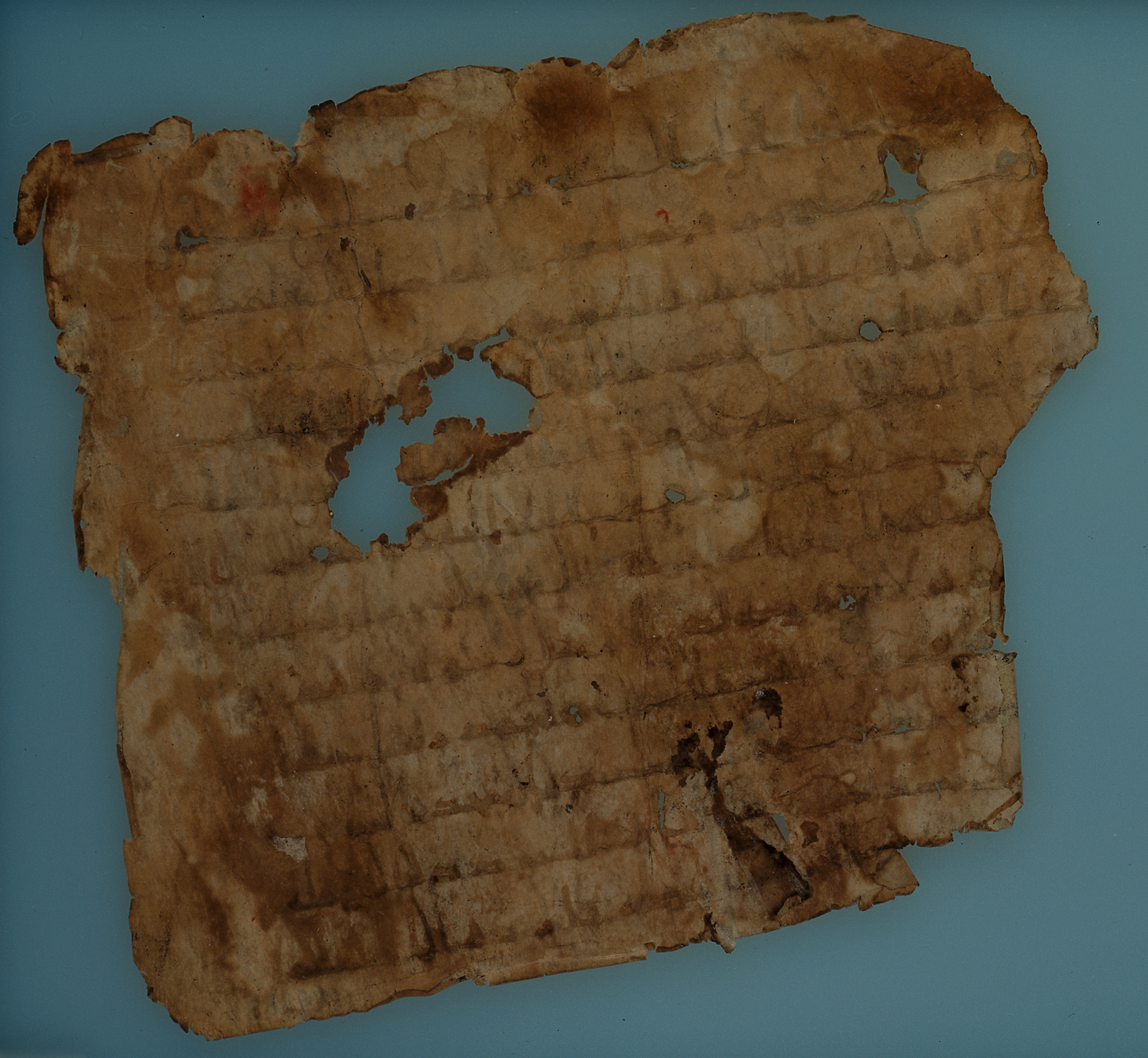 Codex Chicago A 6988 / Paris Arabe 7201 (Scan 1), in Ḥiǧāzī script, showing Surah 48:28 from Mid 7th to Mid 8th Century AD found in Asyut, Egypt, currently housed at Institute for the Study of Ancient Cultures, Chicago; Bibliothèque nationale de France, Paris