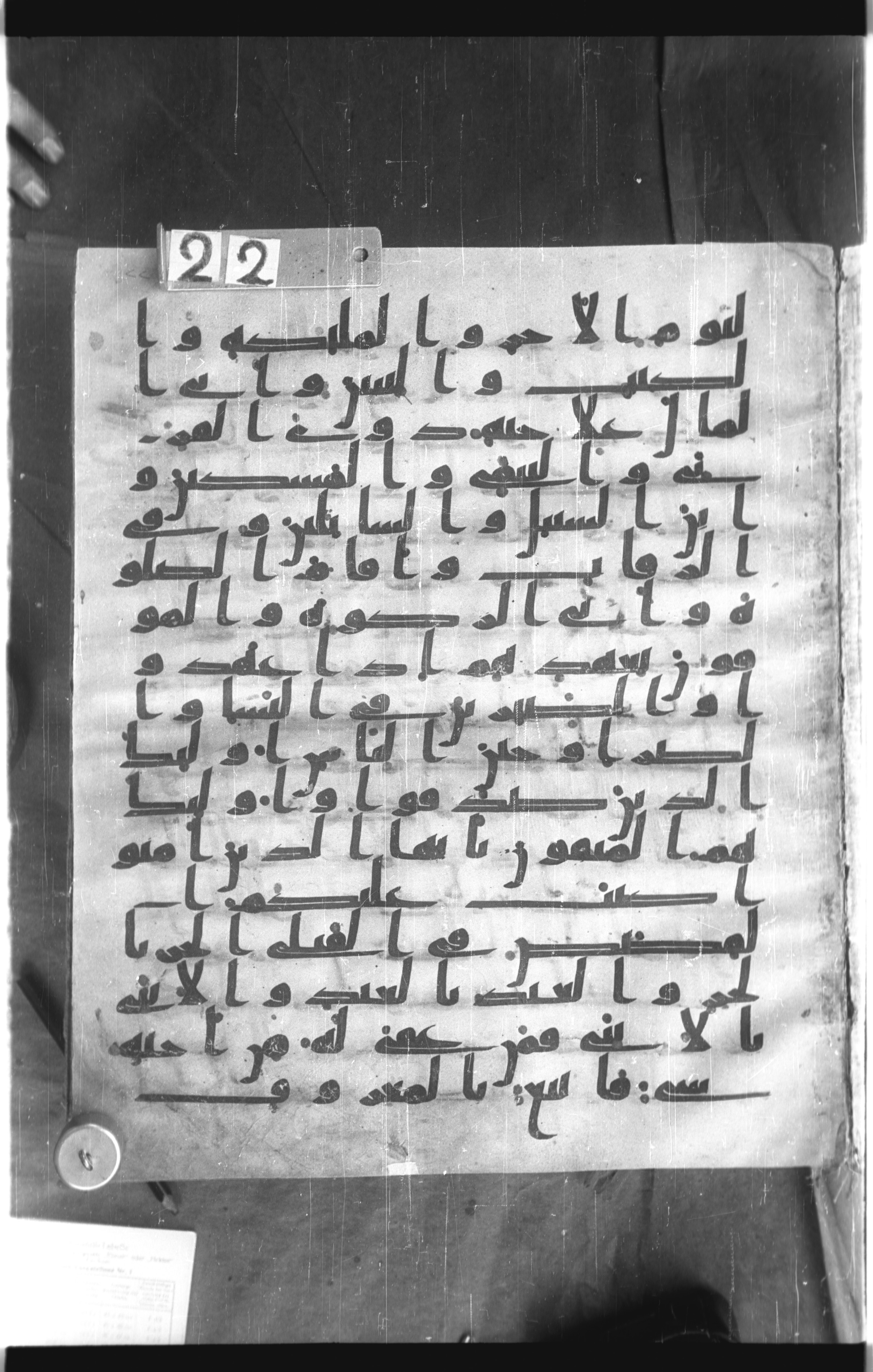 Istanbul, Topkapı Palace Museum, Saray 50385 (Scan 2), in Ḥiǧāzī IV script, showing Surah 2:177 from 8th Century AD found in Unknown, currently housed at Topkapı Palace Museum, Istanbul