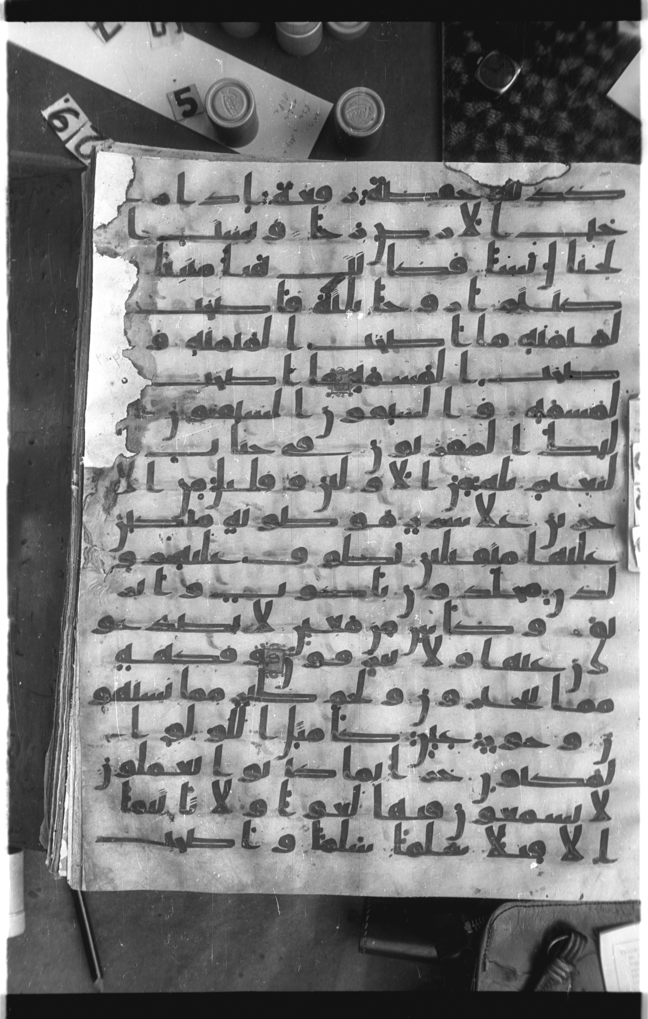 Istanbul, Topkapı Palace Museum, Saray 50385, in Ḥiǧāzī IV script, showing Surah 56:21 from 8th Century AD found in Unknown, currently housed at Topkapı Palace Museum, Istanbul