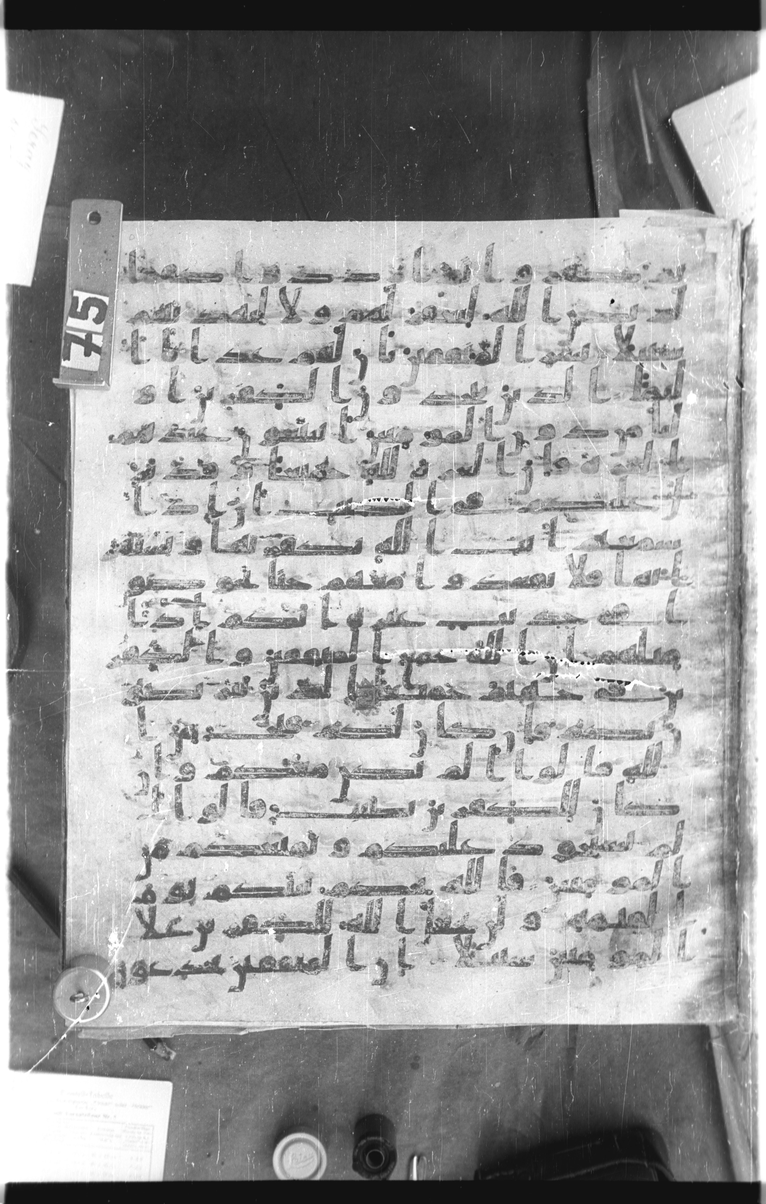 Istanbul, Topkapı Palace Museum, Saray 50385 (Scan 2), in Ḥiǧāzī IV script, showing Surah 4:137 from 8th Century AD found in Unknown, currently housed at Topkapı Palace Museum, Istanbul