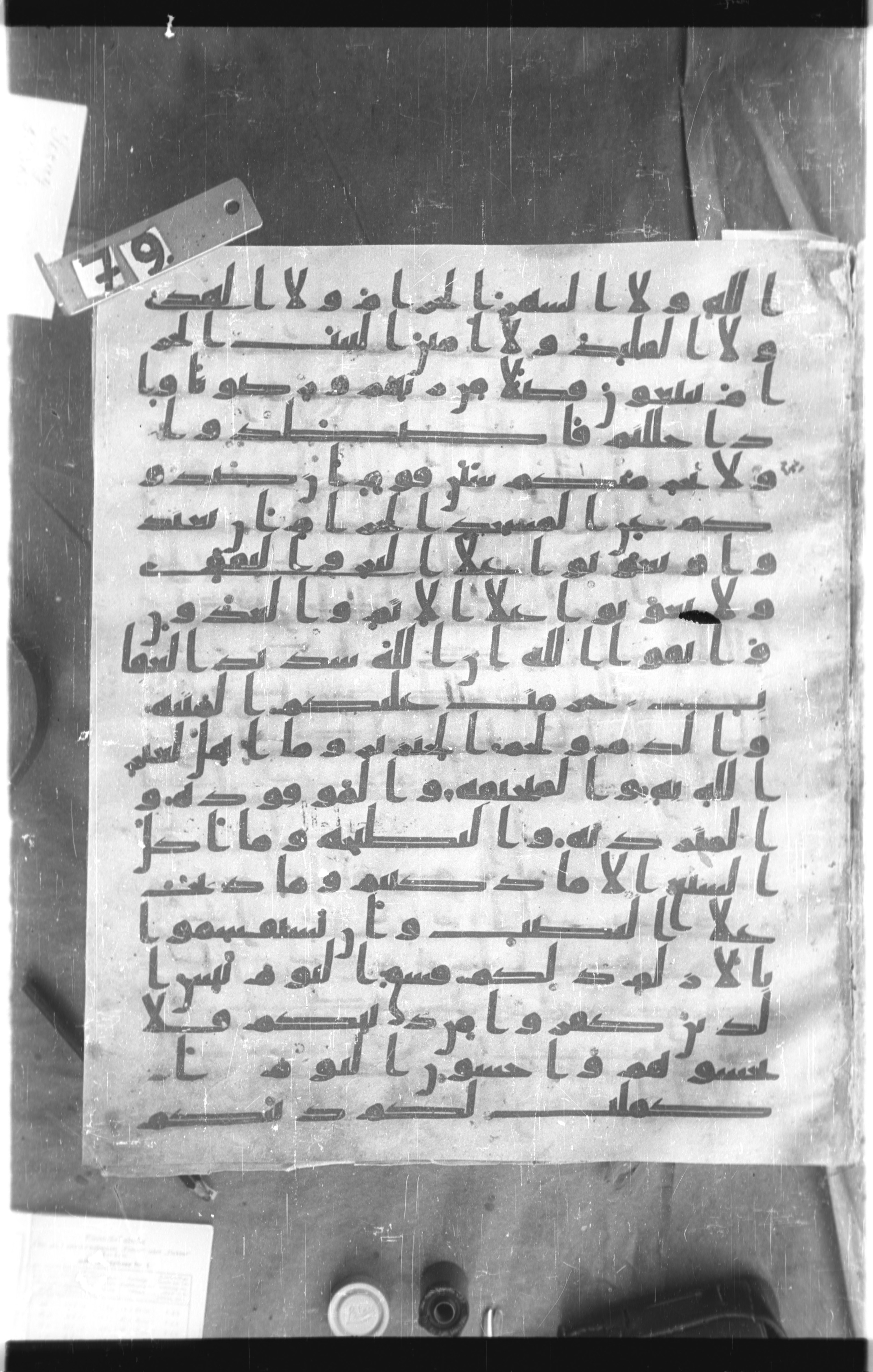 Istanbul, Topkapı Palace Museum, Saray 50385 (Scan 2), in Ḥiǧāzī IV script, showing Surah 5:2 from 8th Century AD found in Unknown, currently housed at Topkapı Palace Museum, Istanbul