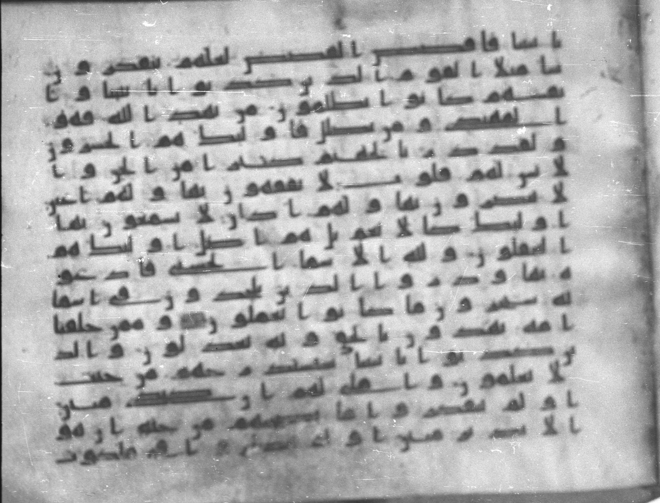 Topkapı Palace Museum, Saray 50395, in Kūfī D IV script, showing Surah 7:178 from Mid 8th to Late 9th Century AD found in Unknown, currently housed at Topkapı Palace Museum (Topkapı Sarayı Müzesi), Istanbul, Turkey