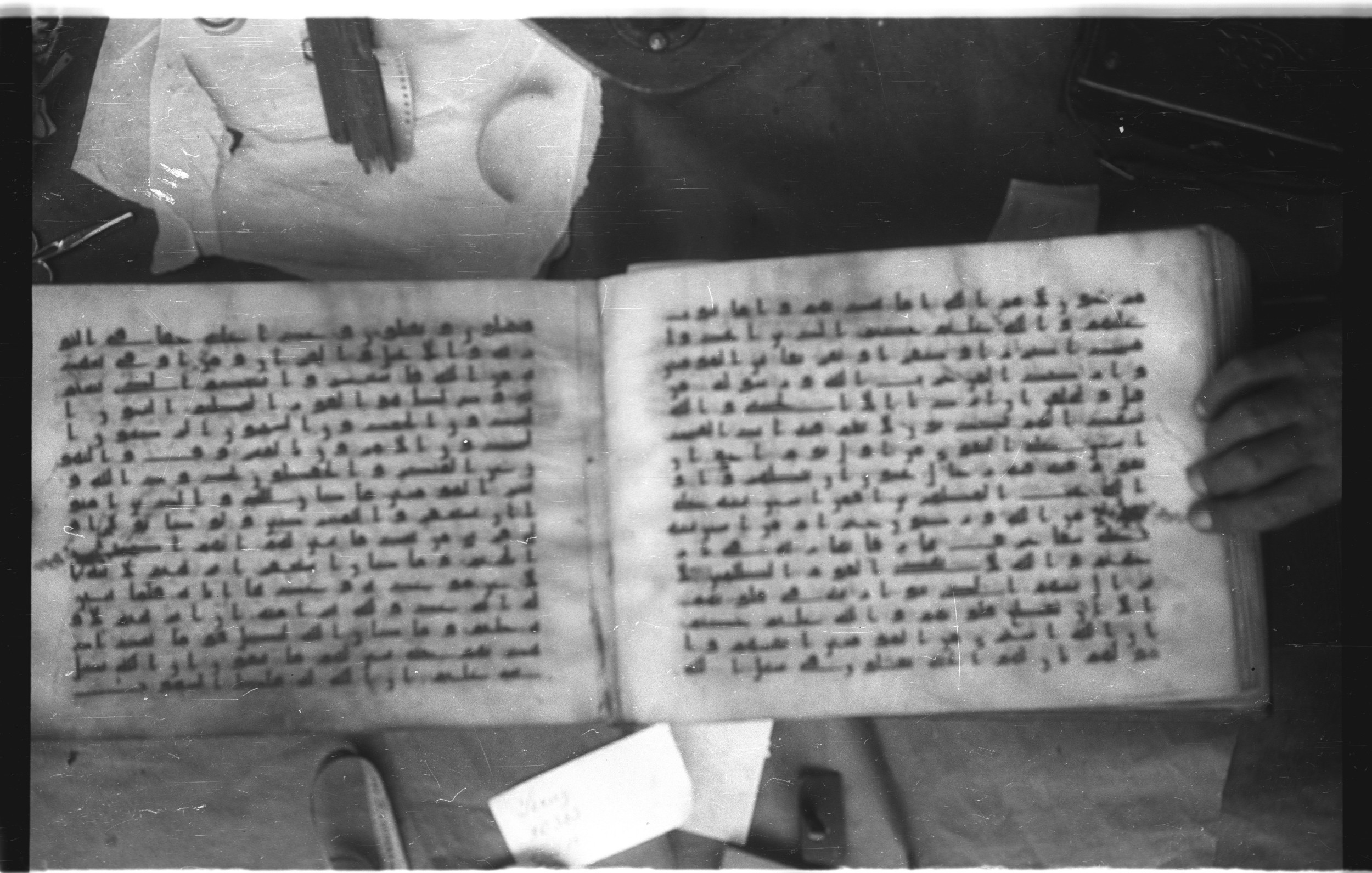 Topkapı Palace Museum, Saray 50395 (Scan 2), in Kūfī D IV script, showing Surah 9:110 from Mid 8th to Late 9th Century AD found in Unknown, currently housed at Topkapı Palace Museum (Topkapı Sarayı Müzesi), Istanbul, Turkey