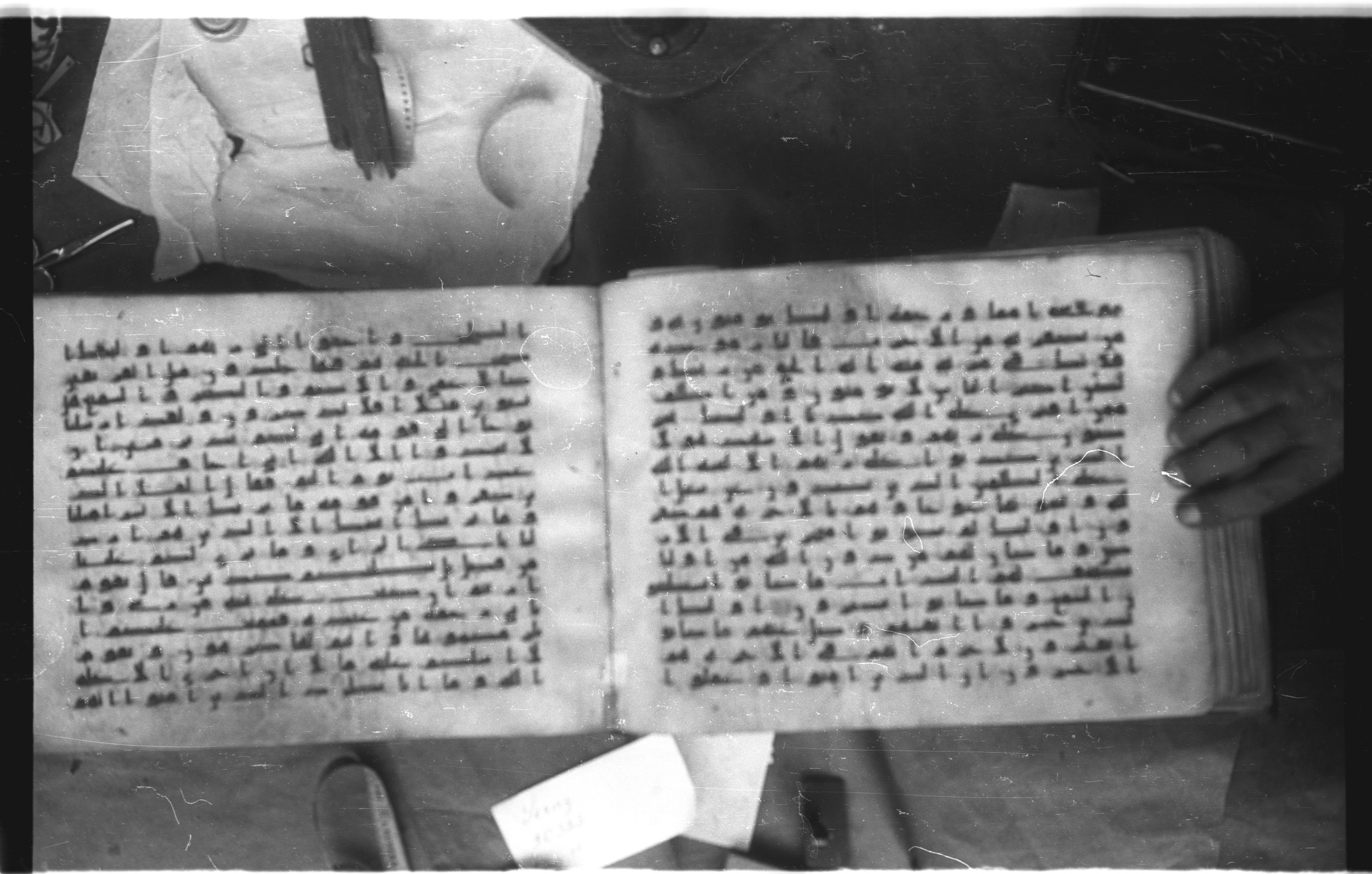 Topkapı Palace Museum, Saray 50395 (Scan 2), in Kūfī D IV script, showing Surah 11:21 from Mid 8th to Late 9th Century AD found in Unknown, currently housed at Topkapı Palace Museum (Topkapı Sarayı Müzesi), Istanbul, Turkey