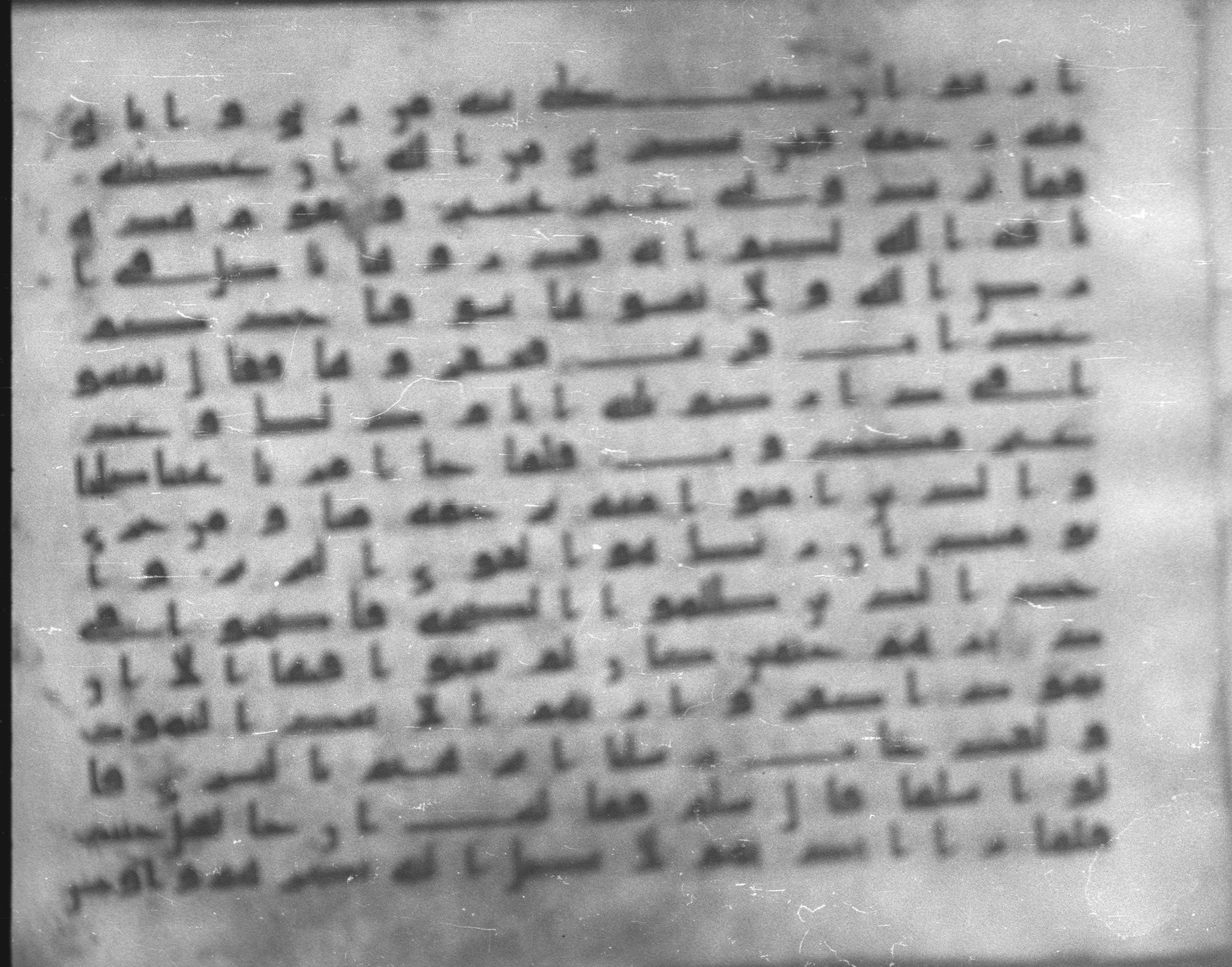 Topkapı Palace Museum, Saray 50395 (Scan 3), in Kūfī D IV script, showing Surah 11:63 from Mid 8th to Late 9th Century AD found in Unknown, currently housed at Topkapı Palace Museum (Topkapı Sarayı Müzesi), Istanbul, Turkey
