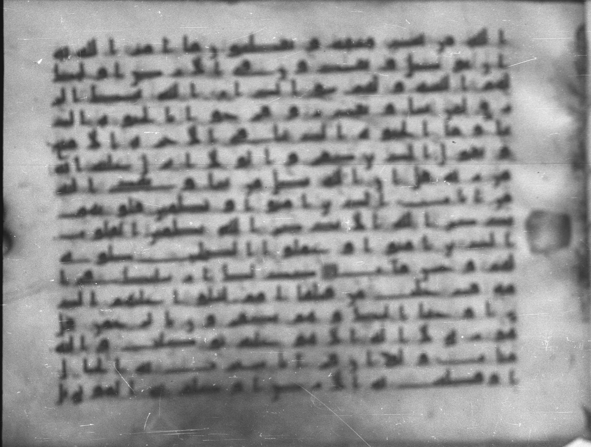 Topkapı Palace Museum, Saray 50395, in Kūfī D IV script, showing Surah 13:30 from Mid 8th to Late 9th Century AD found in Unknown, currently housed at Topkapı Palace Museum (Topkapı Sarayı Müzesi), Istanbul, Turkey
