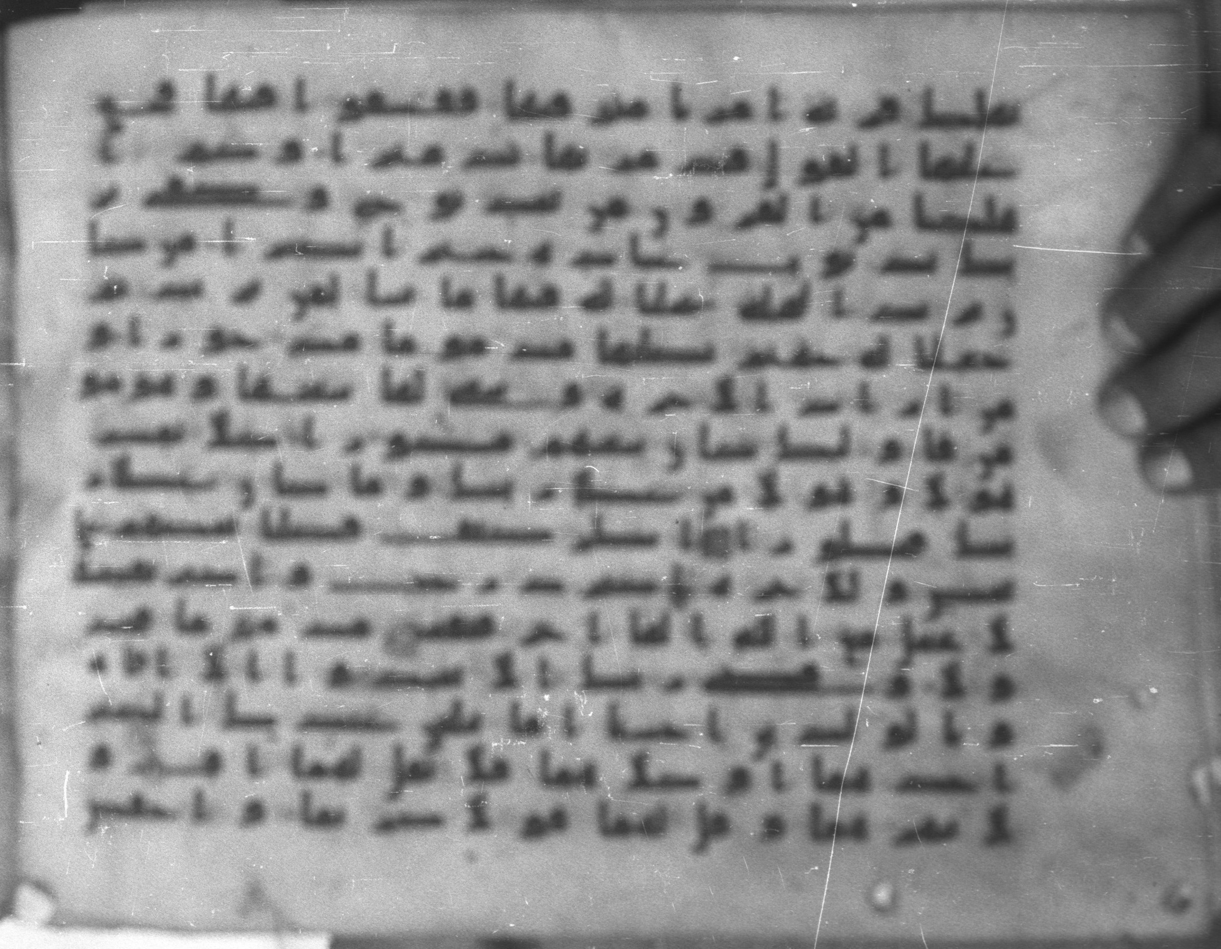 Topkapı Palace Museum, Saray 50395 (Scan 1), in Kūfī D IV script, showing Surah 17:21 from Mid 8th to Late 9th Century AD found in Unknown, currently housed at Topkapı Palace Museum (Topkapı Sarayı Müzesi), Istanbul, Turkey
