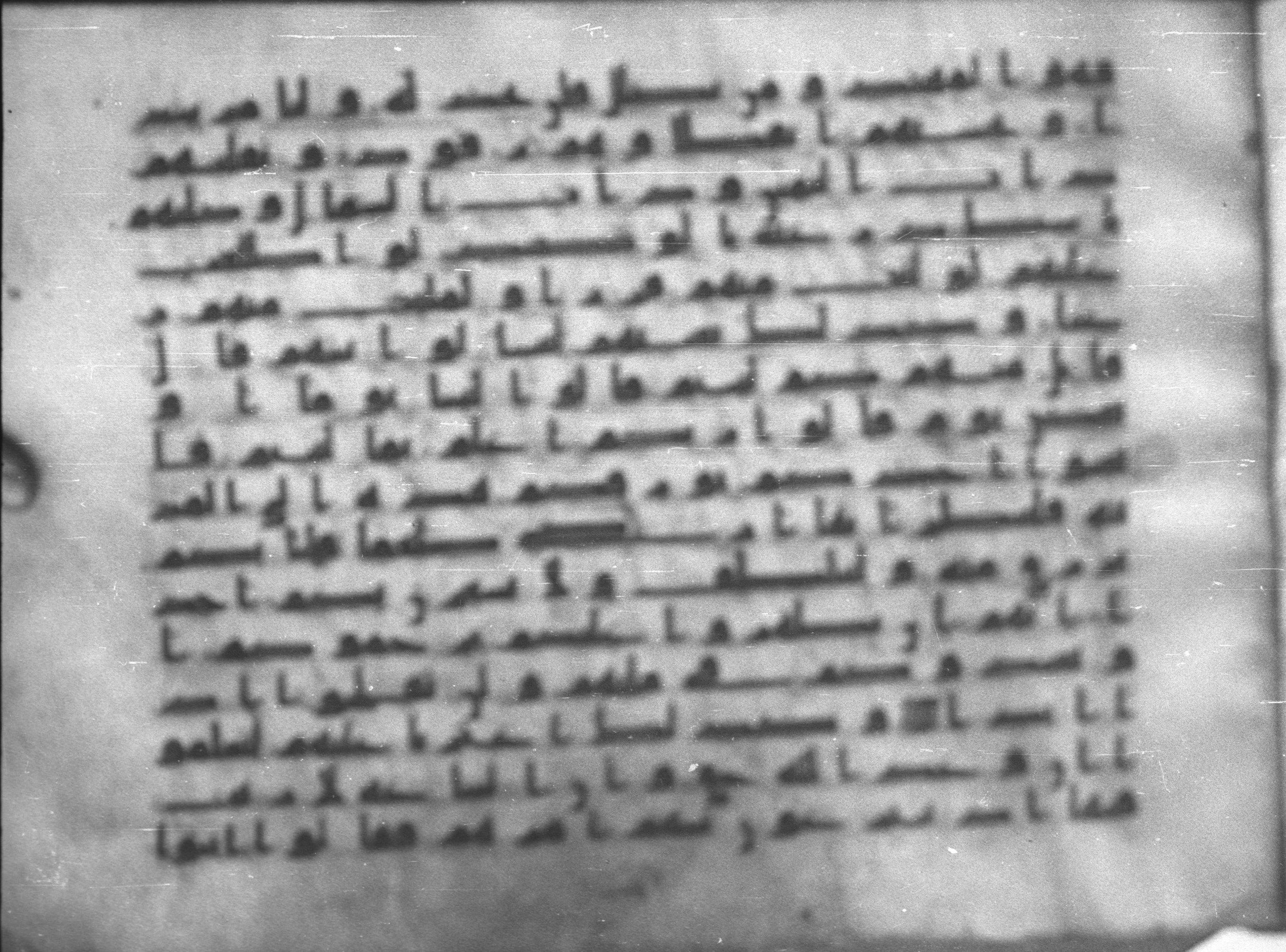Topkapı Palace Museum, Saray 50395 (Scan 1), in Kūfī D IV script, showing Surah 18:21 from Mid 8th to Late 9th Century AD found in Unknown, currently housed at Topkapı Palace Museum (Topkapı Sarayı Müzesi), Istanbul, Turkey