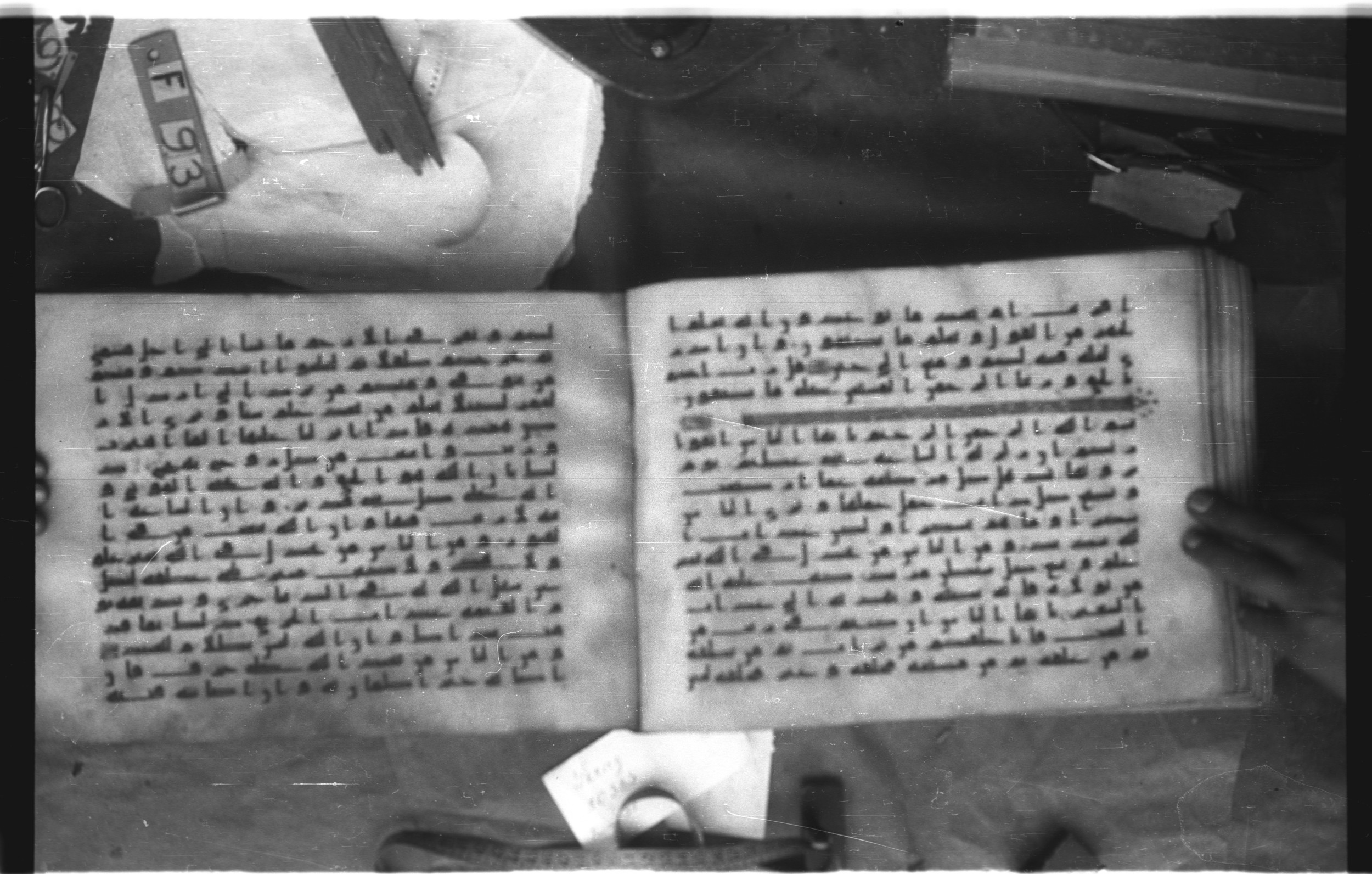 Topkapı Palace Museum, Saray 50395 (Scan 3), in Kūfī D IV script, showing Surah 21:67 from Mid 8th to Late 9th Century AD found in Unknown, currently housed at Topkapı Palace Museum (Topkapı Sarayı Müzesi), Istanbul, Turkey