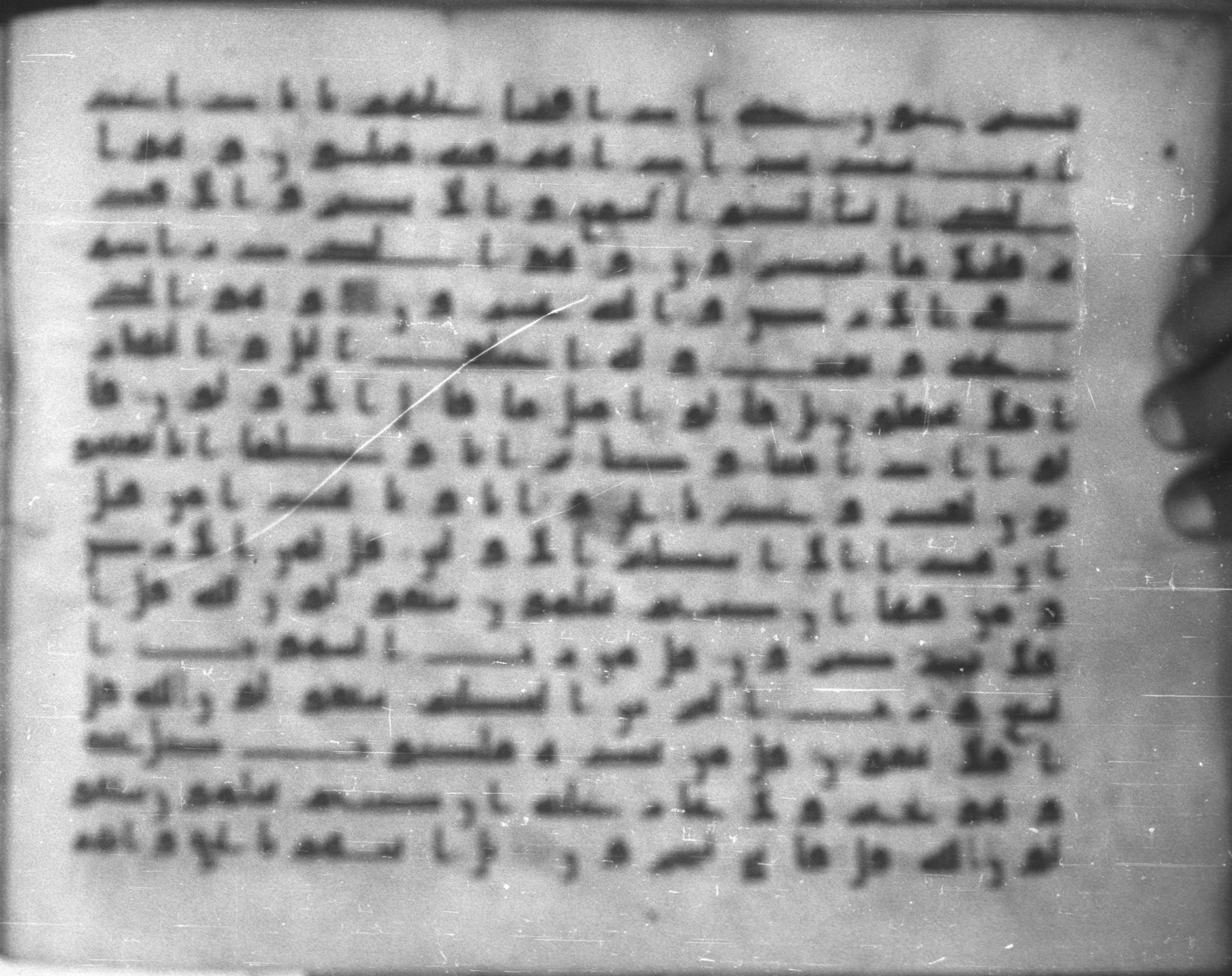 Topkapı Palace Museum, Saray 50395 (Scan 2), in Kūfī D IV script, showing Surah 23:76 from Mid 8th to Late 9th Century AD found in Unknown, currently housed at Topkapı Palace Museum (Topkapı Sarayı Müzesi), Istanbul, Turkey