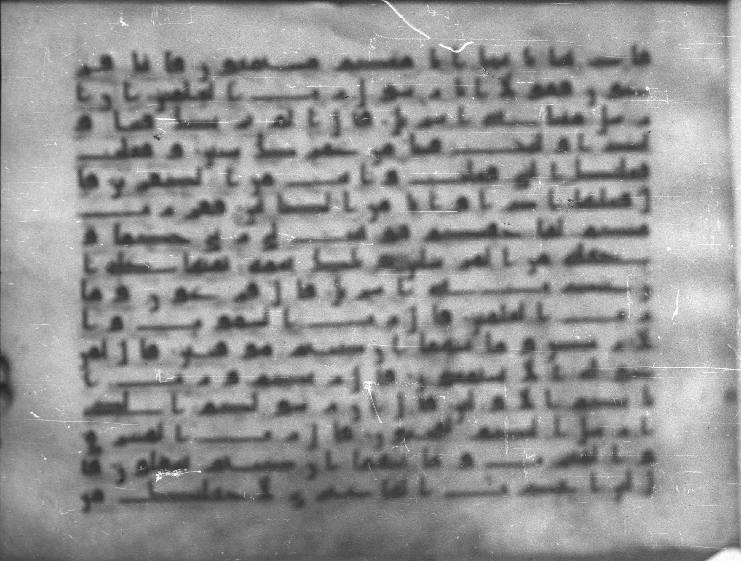 Topkapı Palace Museum, Saray 50395, in Kūfī D IV script, showing Surah 26:28 from Mid 8th to Late 9th Century AD found in Unknown, currently housed at Topkapı Palace Museum (Topkapı Sarayı Müzesi), Istanbul, Turkey