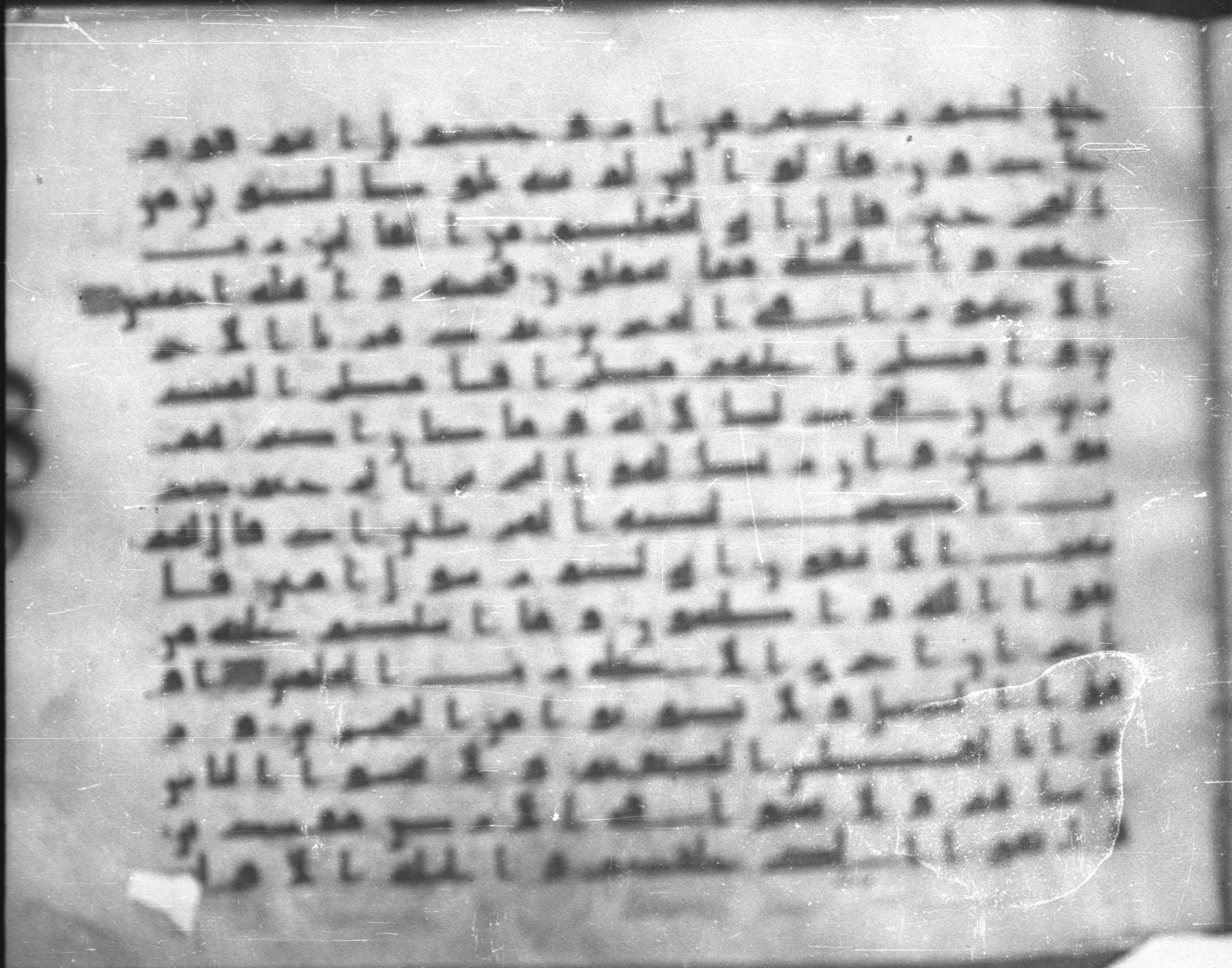 Topkapı Palace Museum, Saray 50395, in Kūfī D IV script, showing Surah 26:175 from Mid 8th to Late 9th Century AD found in Unknown, currently housed at Topkapı Palace Museum (Topkapı Sarayı Müzesi), Istanbul, Turkey