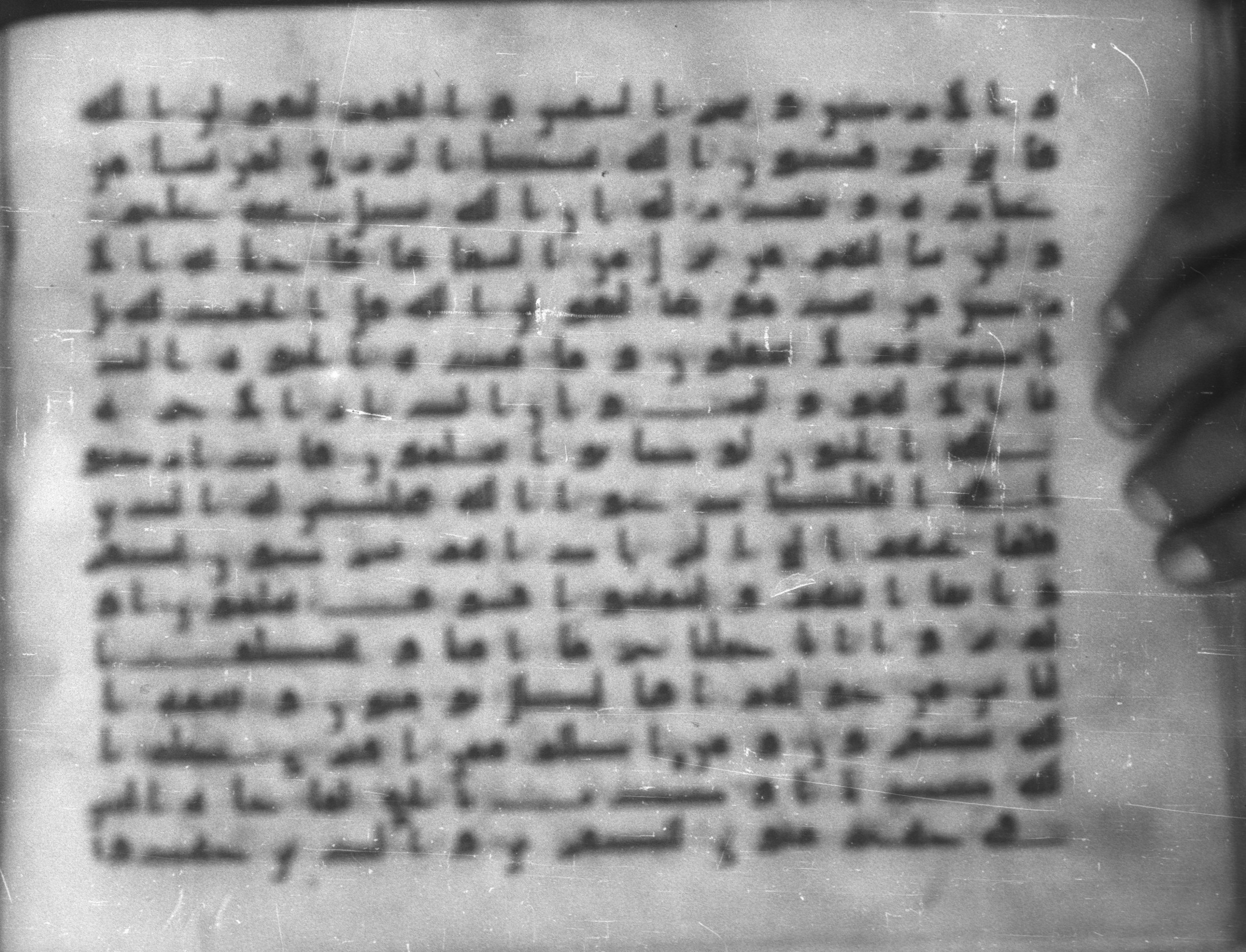 Topkapı Palace Museum, Saray 50395 (Scan 1), in Kūfī D IV script, showing Surah 29:64 from Mid 8th to Late 9th Century AD found in Unknown, currently housed at Topkapı Palace Museum (Topkapı Sarayı Müzesi), Istanbul, Turkey