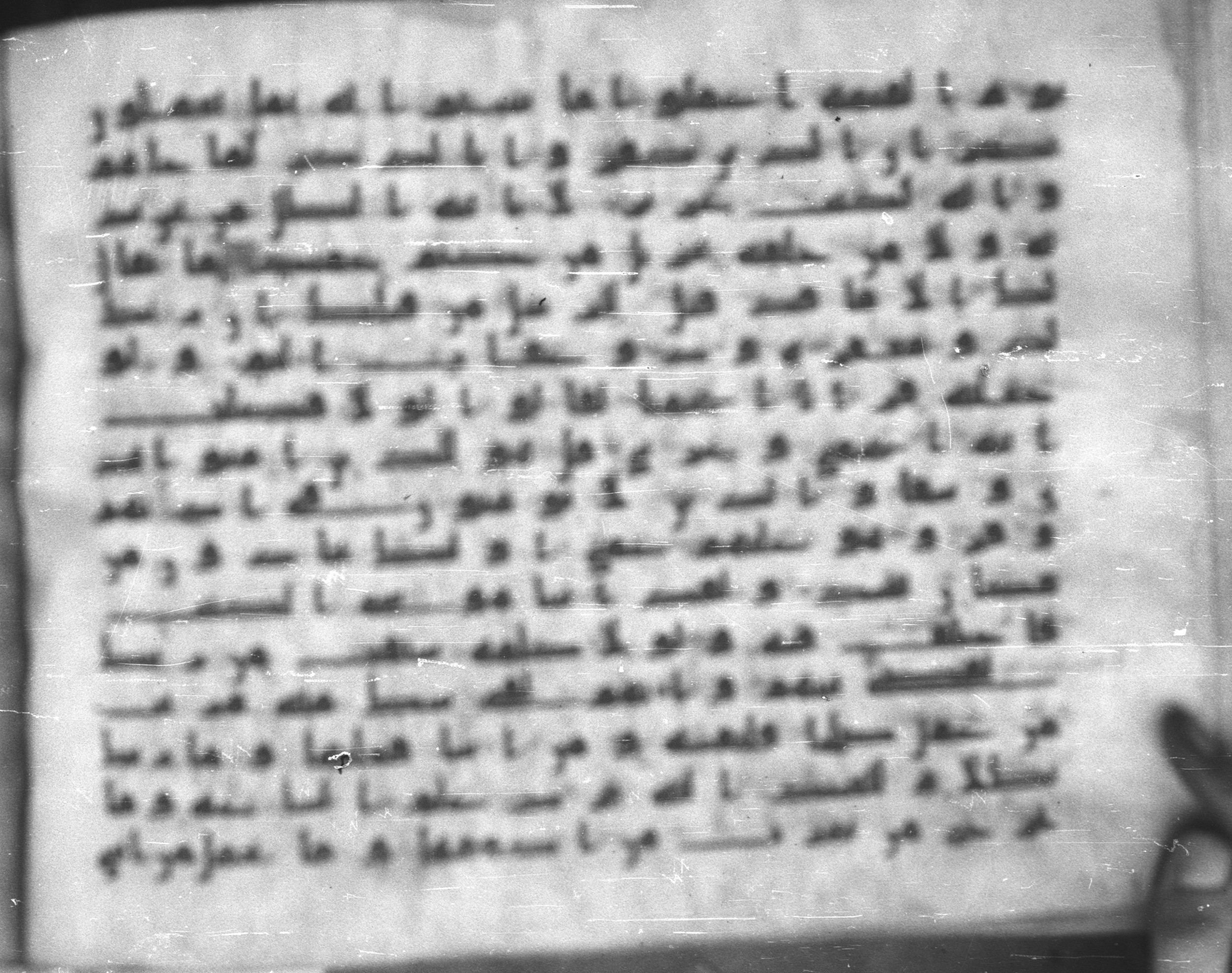 Topkapı Palace Museum, Saray 50395 (Scan 1), in Kūfī D IV script, showing Surah 41:45 from Mid 8th to Late 9th Century AD found in Unknown, currently housed at Topkapı Palace Museum (Topkapı Sarayı Müzesi), Istanbul, Turkey
