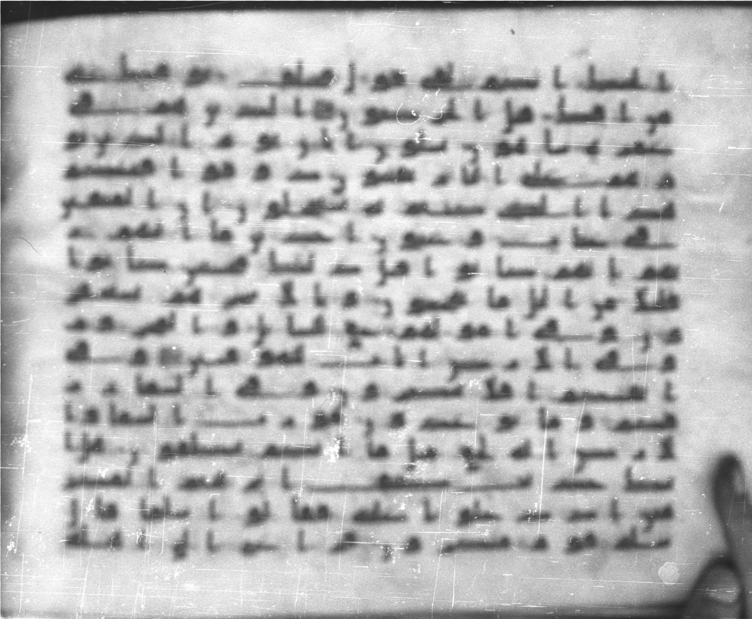 Topkapı Palace Museum, Saray 50395 (Scan 1), in Kūfī D IV script, showing Surah 51:13 from Mid 8th to Late 9th Century AD found in Unknown, currently housed at Topkapı Palace Museum (Topkapı Sarayı Müzesi), Istanbul, Turkey