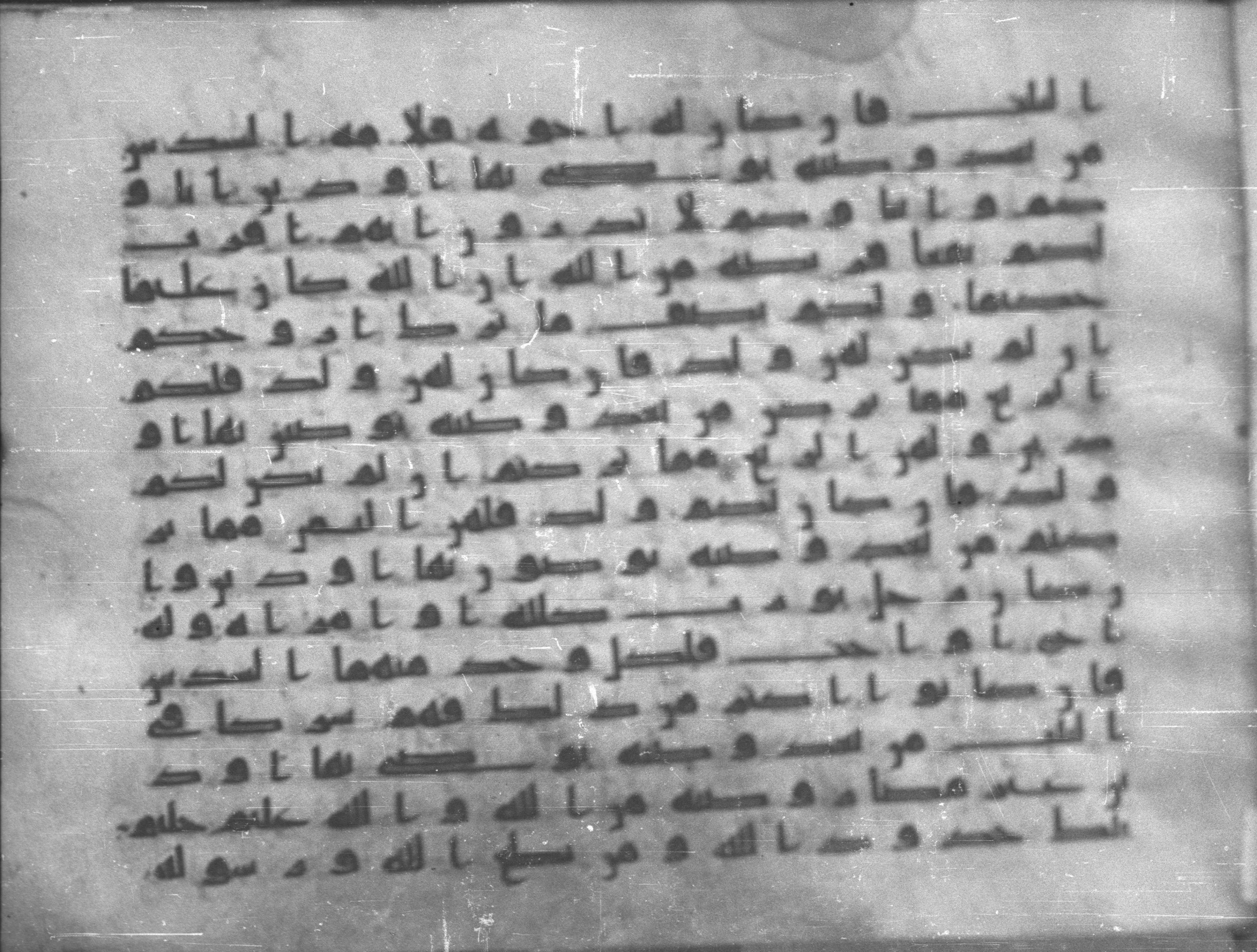 Topkapı Palace Museum, Saray 50395, in Kūfī D IV script, showing Surah 4:12 from Mid 8th to Late 9th Century AD found in Unknown, currently housed at Topkapı Palace Museum (Topkapı Sarayı Müzesi), Istanbul, Turkey
