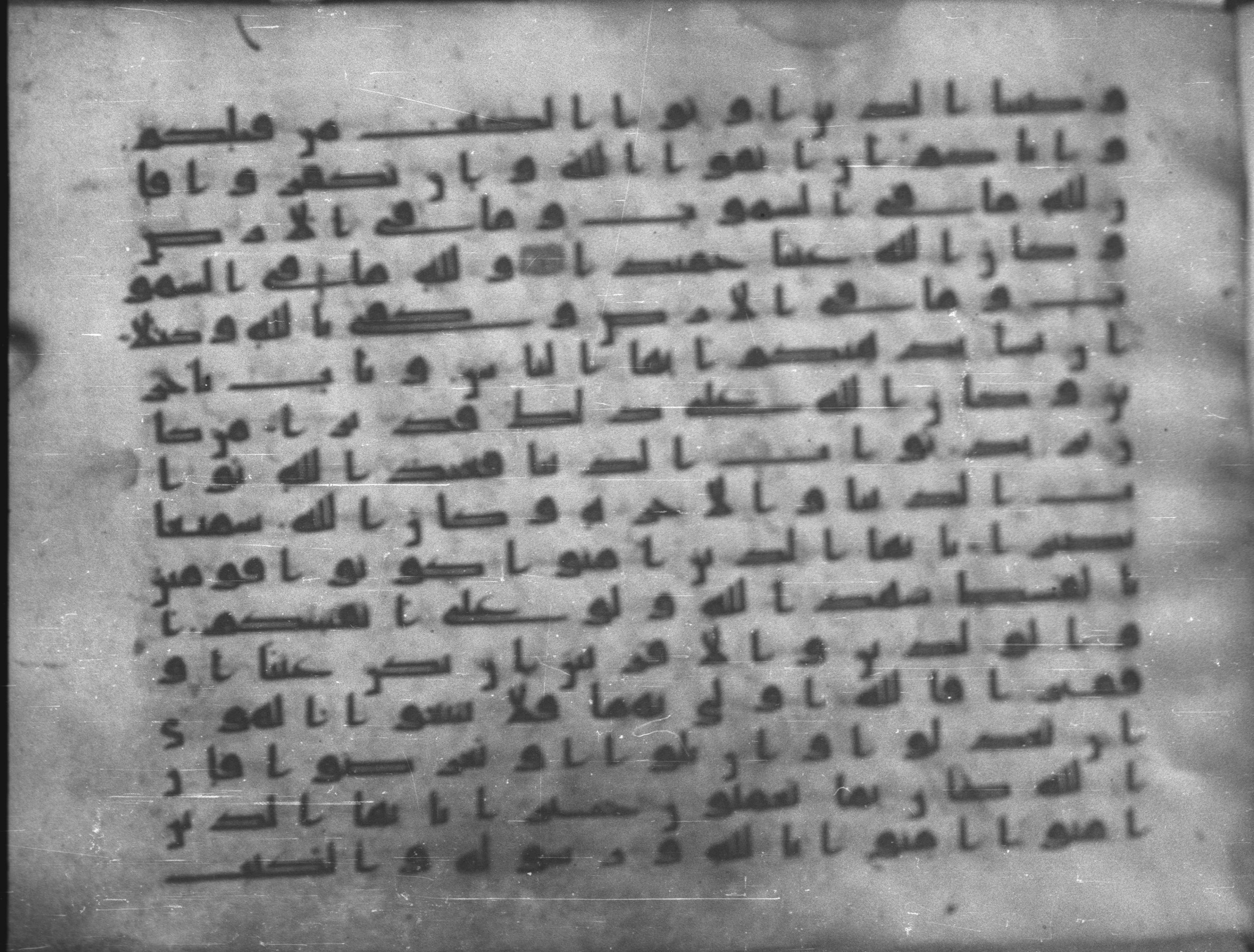 Topkapı Palace Museum, Saray 50395 (Scan 1), in Kūfī D IV script, showing Surah 4:136 from Mid 8th to Late 9th Century AD found in Unknown, currently housed at Topkapı Palace Museum (Topkapı Sarayı Müzesi), Istanbul, Turkey