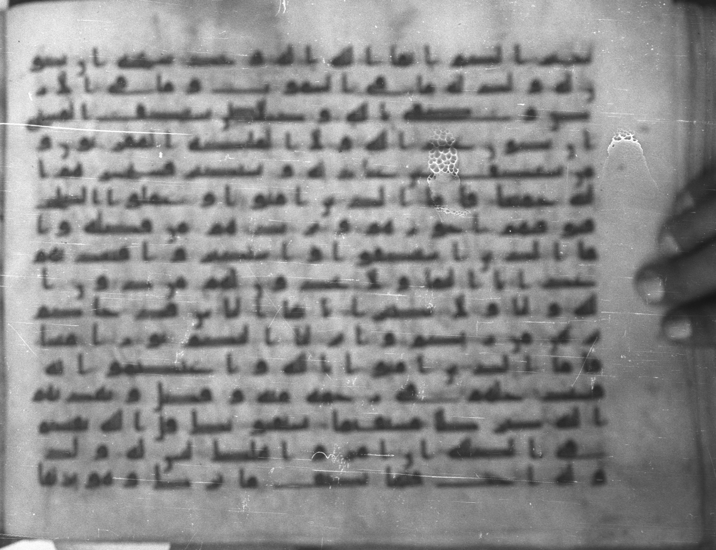 Topkapı Palace Museum, Saray 50395 (Scan 1), in Kūfī D IV script, showing Surah 4:175 from Mid 8th to Late 9th Century AD found in Unknown, currently housed at Topkapı Palace Museum (Topkapı Sarayı Müzesi), Istanbul, Turkey