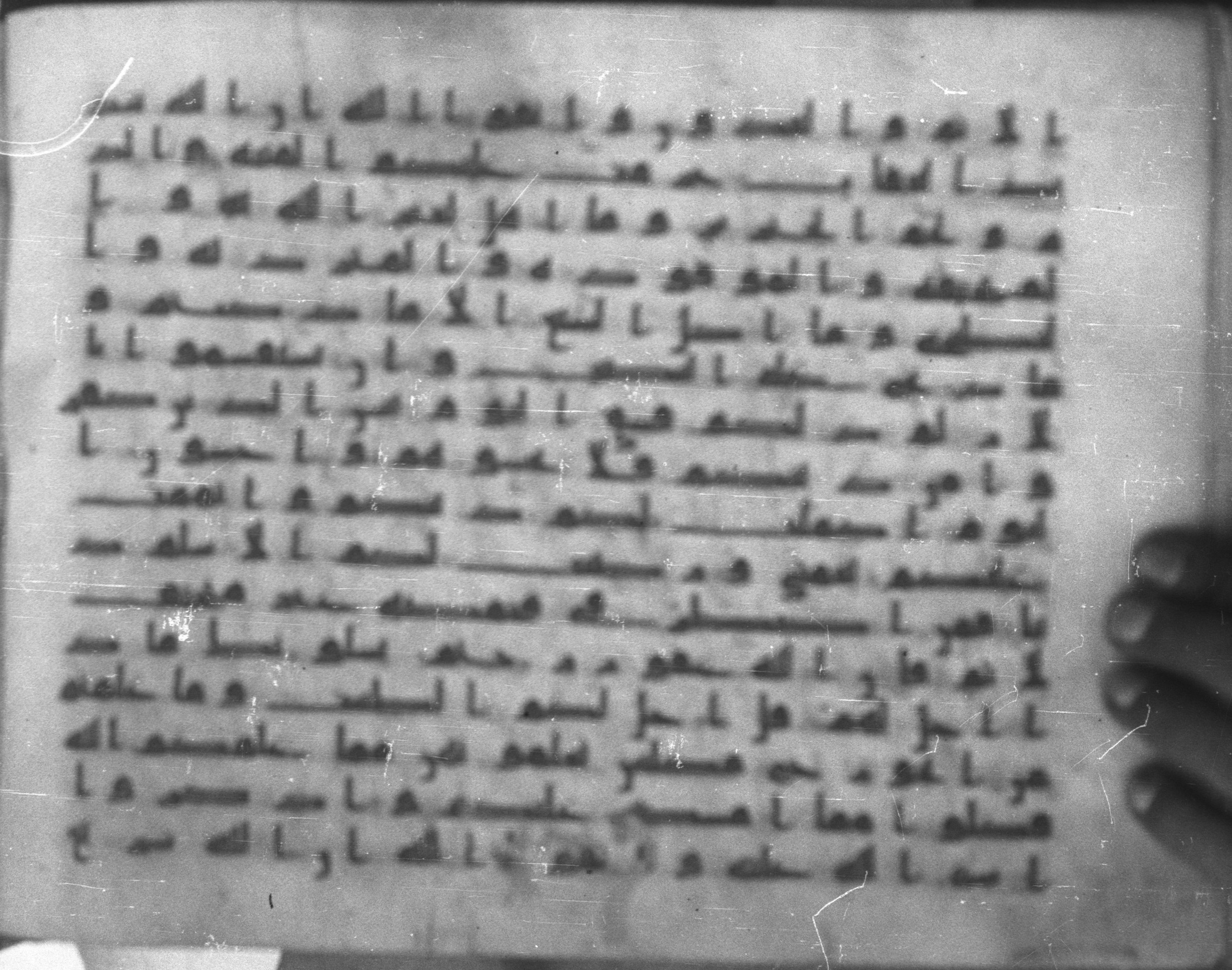 Topkapı Palace Museum, Saray 50395 (Scan 2), in Kūfī D IV script, showing Surah 5:2 from Mid 8th to Late 9th Century AD found in Unknown, currently housed at Topkapı Palace Museum (Topkapı Sarayı Müzesi), Istanbul, Turkey