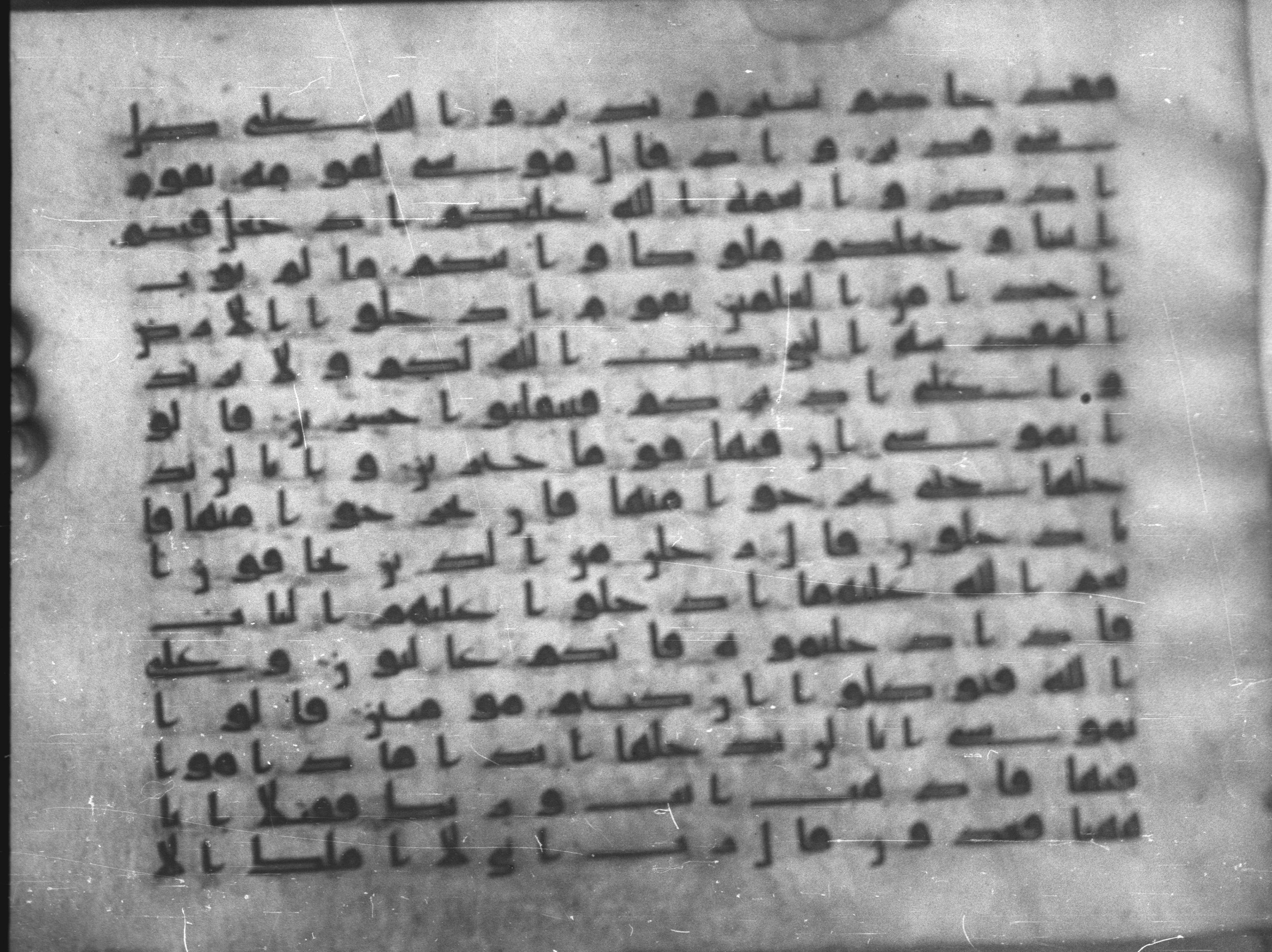 Topkapı Palace Museum, Saray 50395, in Kūfī D IV script, showing Surah 5:21 from Mid 8th to Late 9th Century AD found in Unknown, currently housed at Topkapı Palace Museum (Topkapı Sarayı Müzesi), Istanbul, Turkey