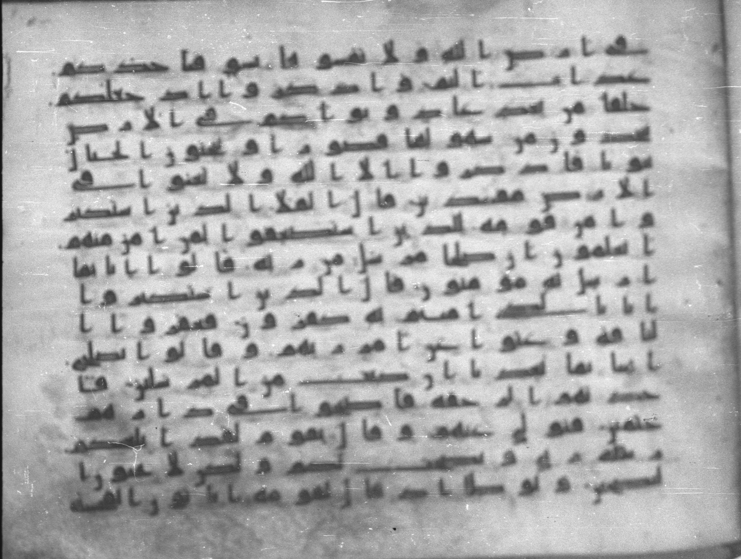 Topkapı Palace Museum, Saray 50395 (Scan 3), in Kūfī D IV script, showing Surah 7:73 from Mid 8th to Late 9th Century AD found in Unknown, currently housed at Topkapı Palace Museum (Topkapı Sarayı Müzesi), Istanbul, Turkey
