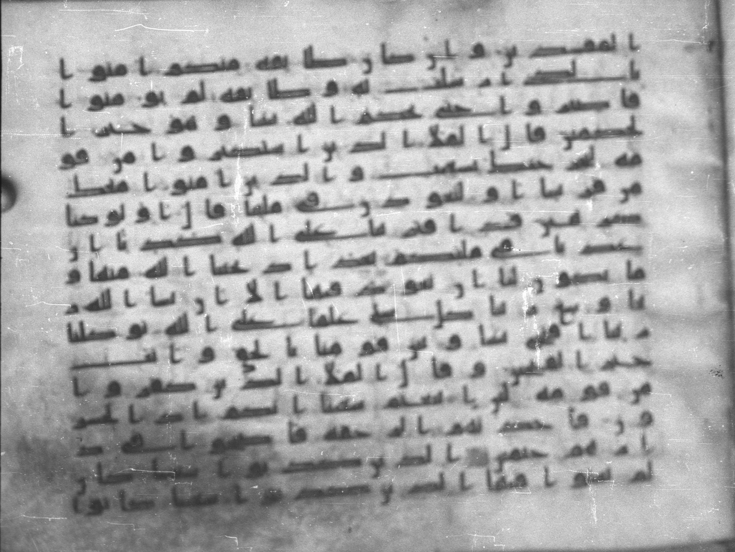Topkapı Palace Museum, Saray 50395, in Kūfī D IV script, showing Surah 7:91 from Mid 8th to Late 9th Century AD found in Unknown, currently housed at Topkapı Palace Museum (Topkapı Sarayı Müzesi), Istanbul, Turkey