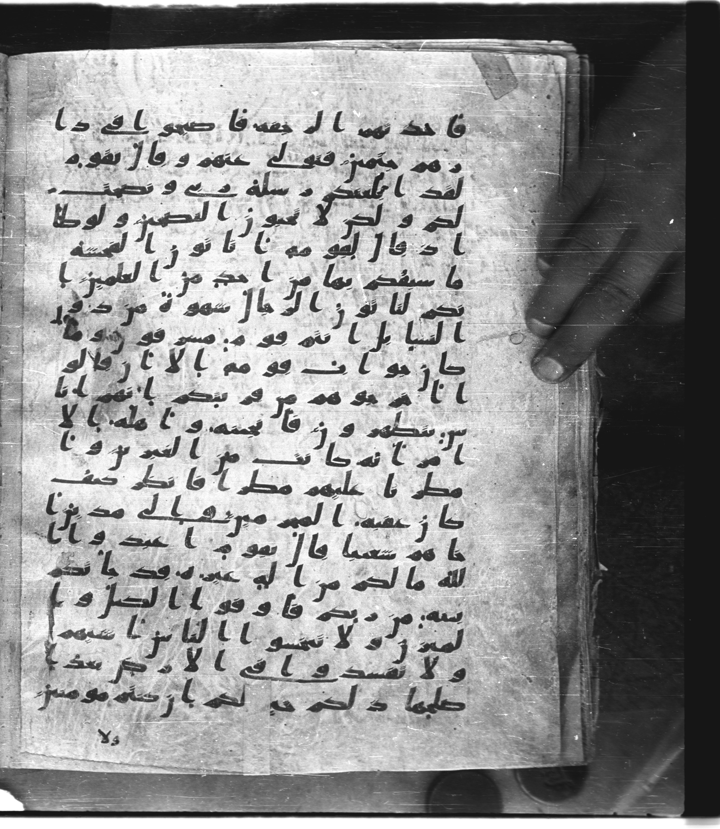 Saray Medina 1a (Karatay 3), in Kūfī script, showing Surah 7:83 from 8th Century AD found in Medina, currently housed at Topkapı Palace Museum, Istanbul