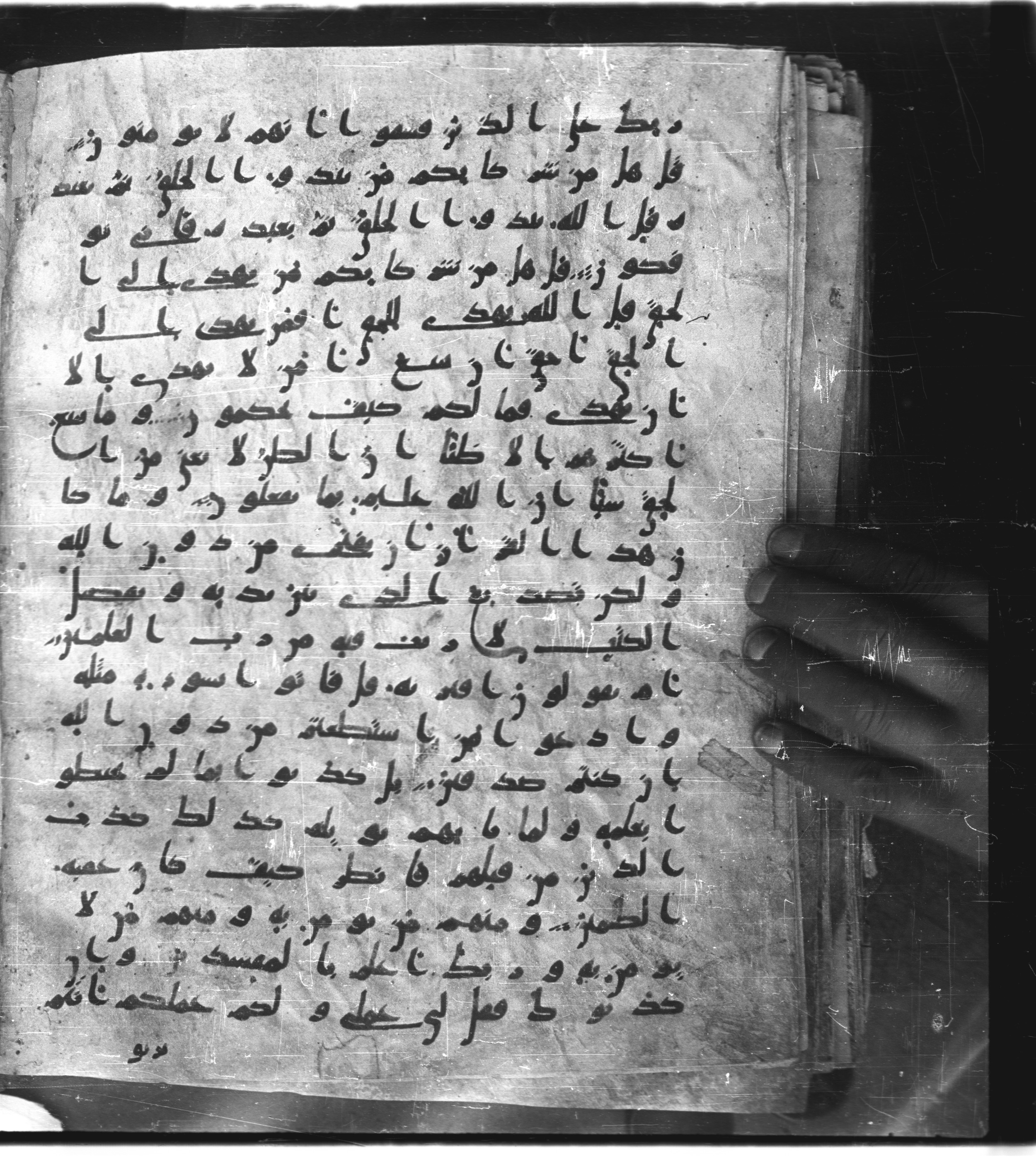 Saray Medina 1a (Karatay 3), in Kūfī script, showing Surah 10:39 from 8th Century AD found in Medina, currently housed at Topkapı Palace Museum, Istanbul