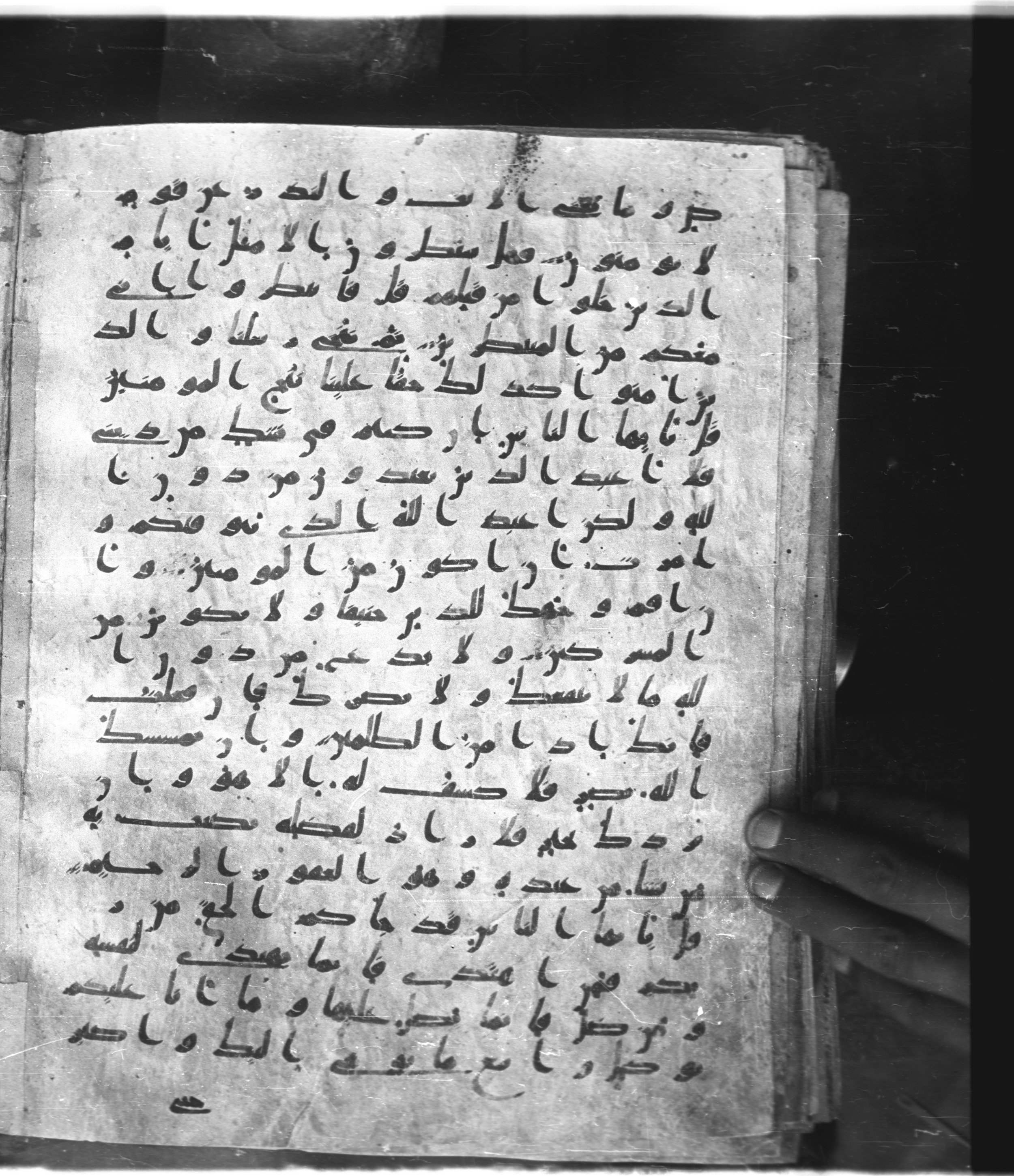 Saray Medina 1a (Karatay 3), in Kūfī script, showing Surah 10:103 from 8th Century AD found in Medina, currently housed at Topkapı Palace Museum, Istanbul