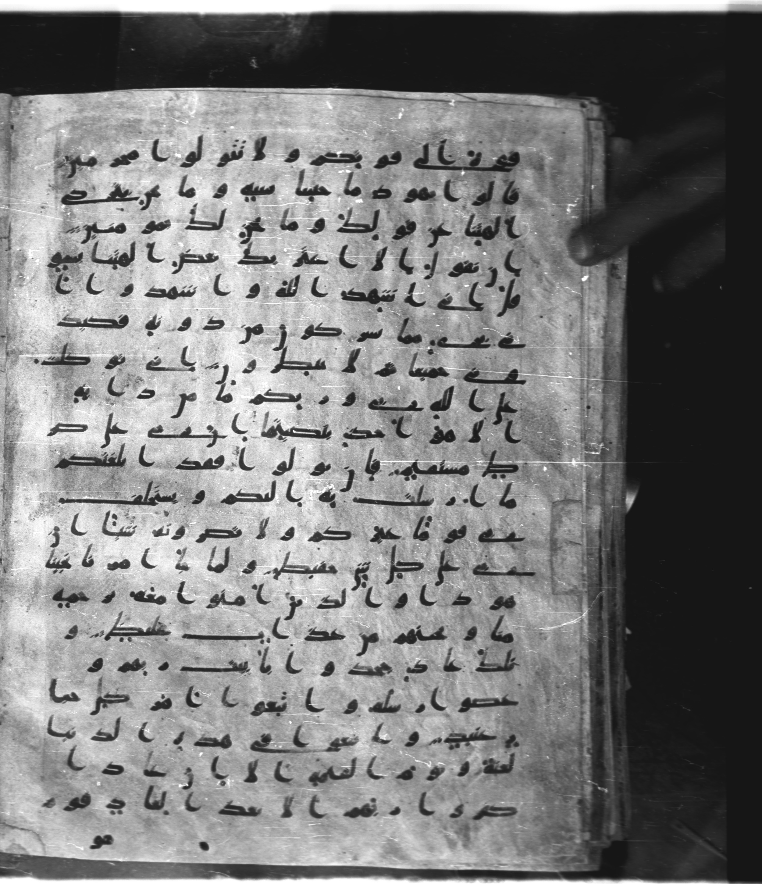 Saray Medina 1a (Karatay 3), in Kūfī script, showing Surah 11:59 from 8th Century AD found in Medina, currently housed at Topkapı Palace Museum, Istanbul