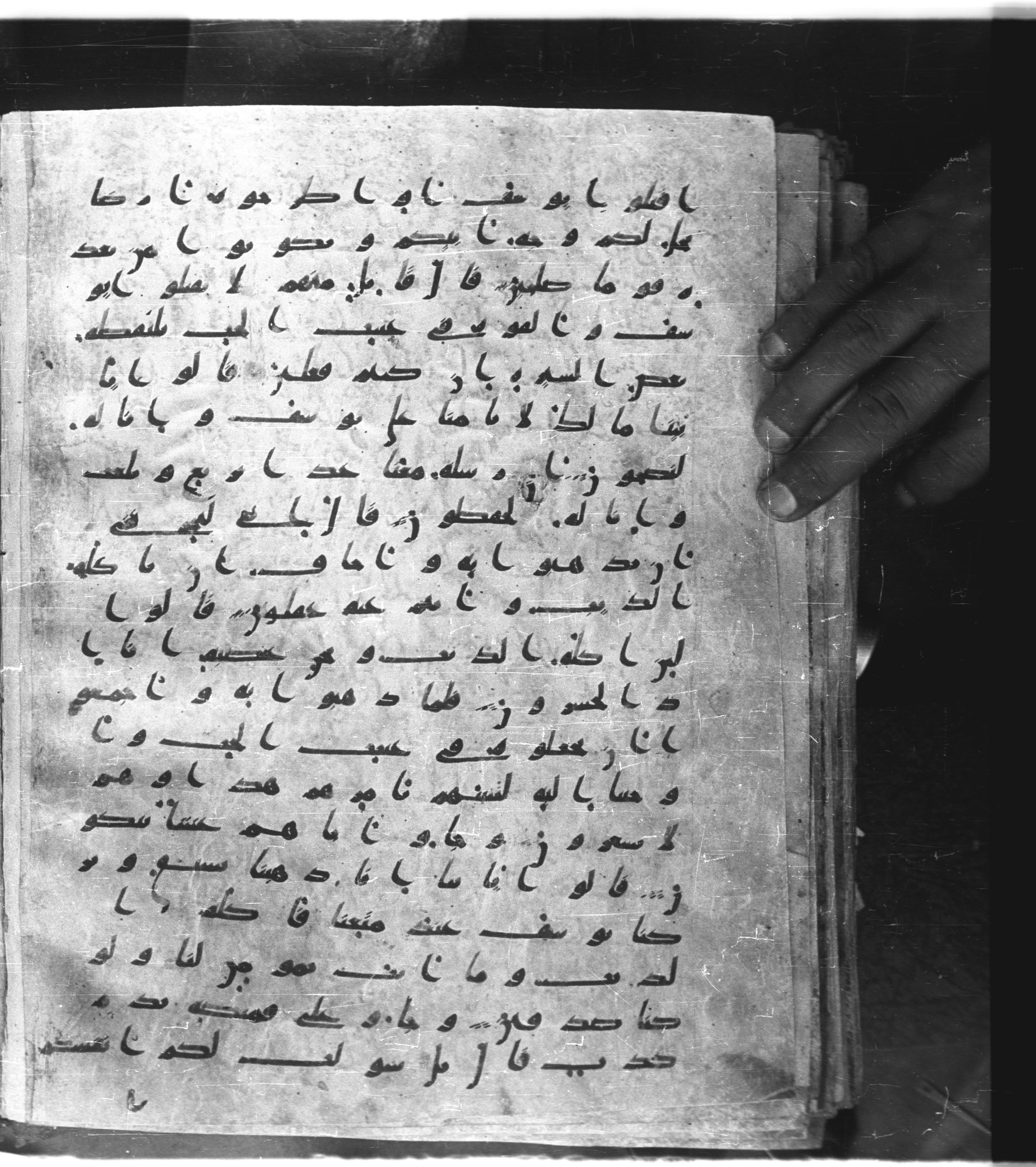Saray Medina 1a (Karatay 3), in Kūfī script, showing Surah 12:13 from 8th Century AD found in Medina, currently housed at Topkapı Palace Museum, Istanbul