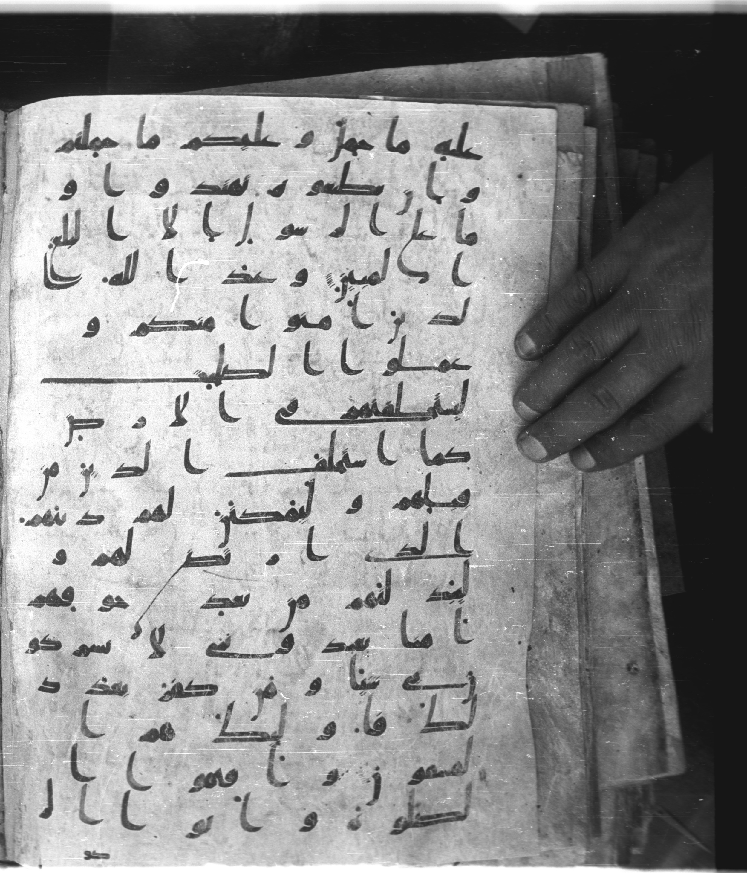 Saray Medina 1a (Karatay 3), in Kūfī script, showing Surah 24:55 from 8th Century AD found in Medina, currently housed at Topkapı Palace Museum, Istanbul