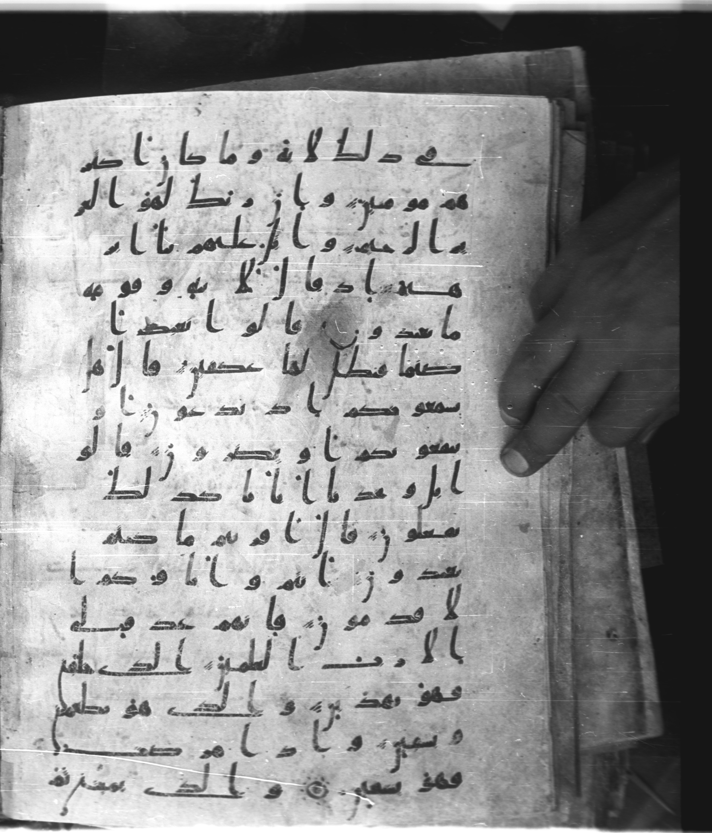 Saray Medina 1a (Karatay 3), in Kūfī script, showing Surah 26:76 from 8th Century AD found in Medina, currently housed at Topkapı Palace Museum, Istanbul