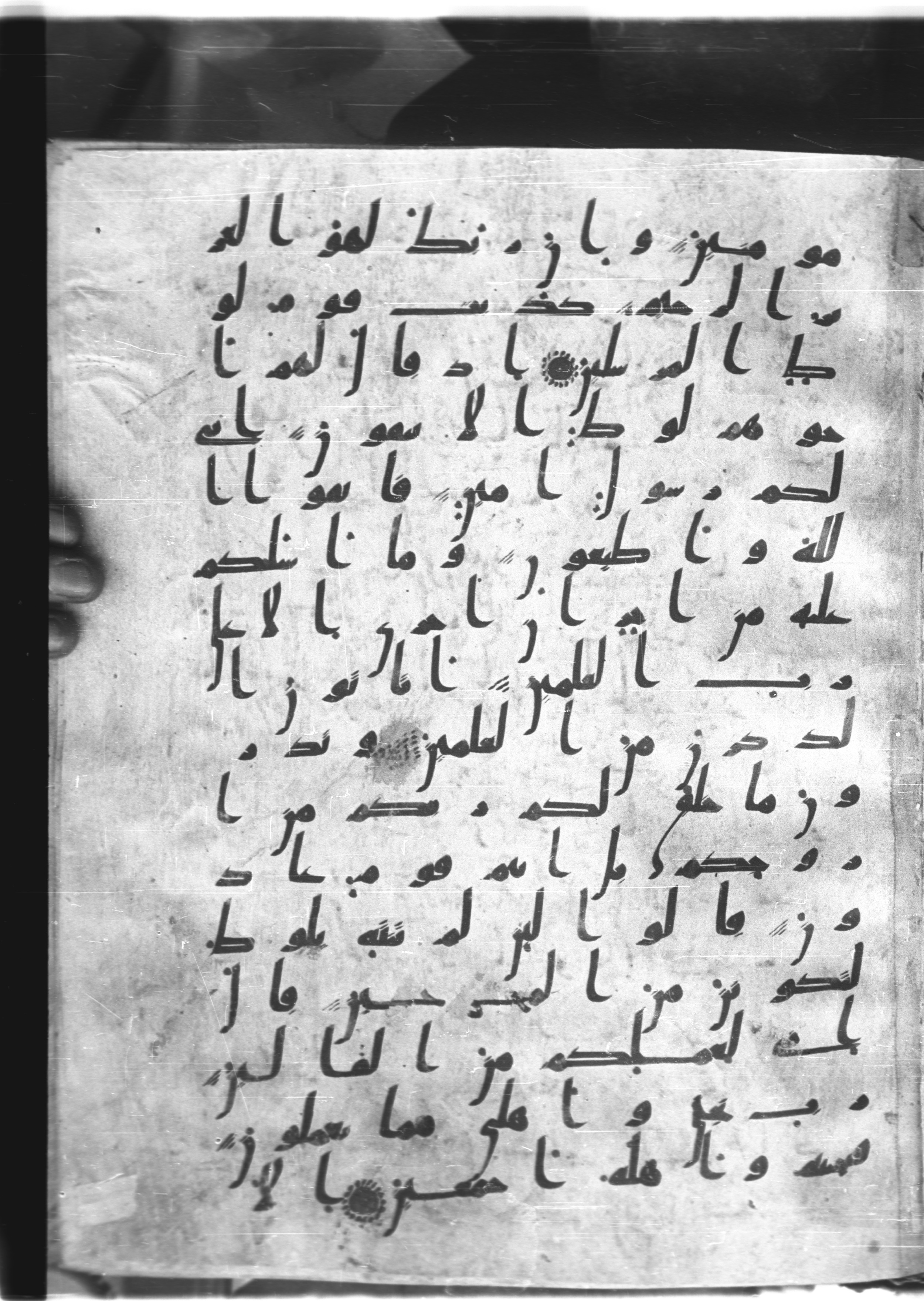 Saray Medina 1a (Karatay 3), in Kūfī script, showing Surah 26:166 from 8th Century AD found in Medina, currently housed at Topkapı Palace Museum, Istanbul