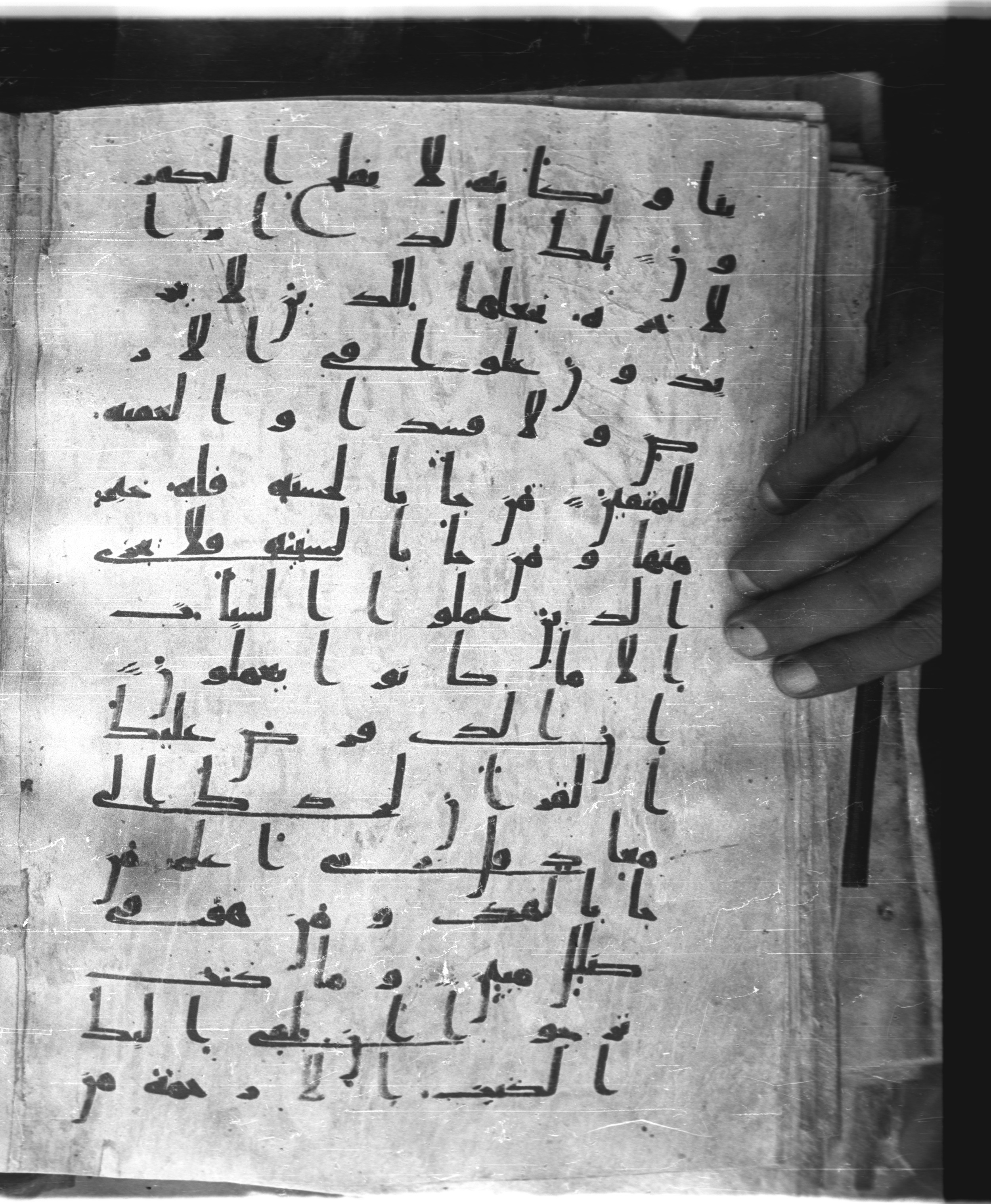 Saray Medina 1a (Karatay 3), in Kūfī script, showing Surah 28:83 from 8th Century AD found in Medina, currently housed at Topkapı Palace Museum, Istanbul