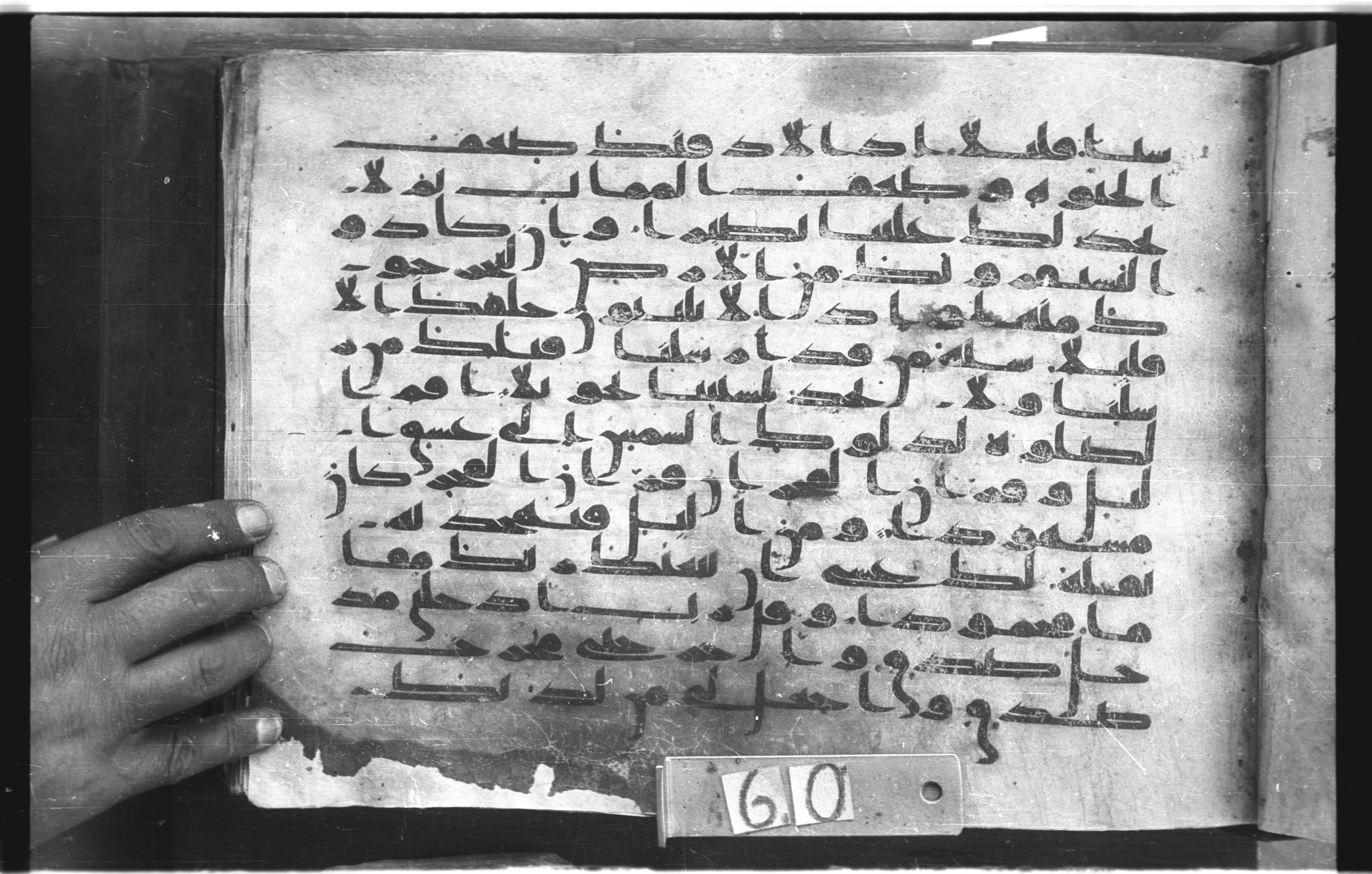 Topkapı Palace Museum, "Saray Medina 1b" (M. 3), in Kufic (Type C.III) script, showing Surah 17:76 from 8th to 10th Century AD found in Medina, Saudi Arabia, currently housed at Topkapı Palace Museum, Istanbul, Turkey