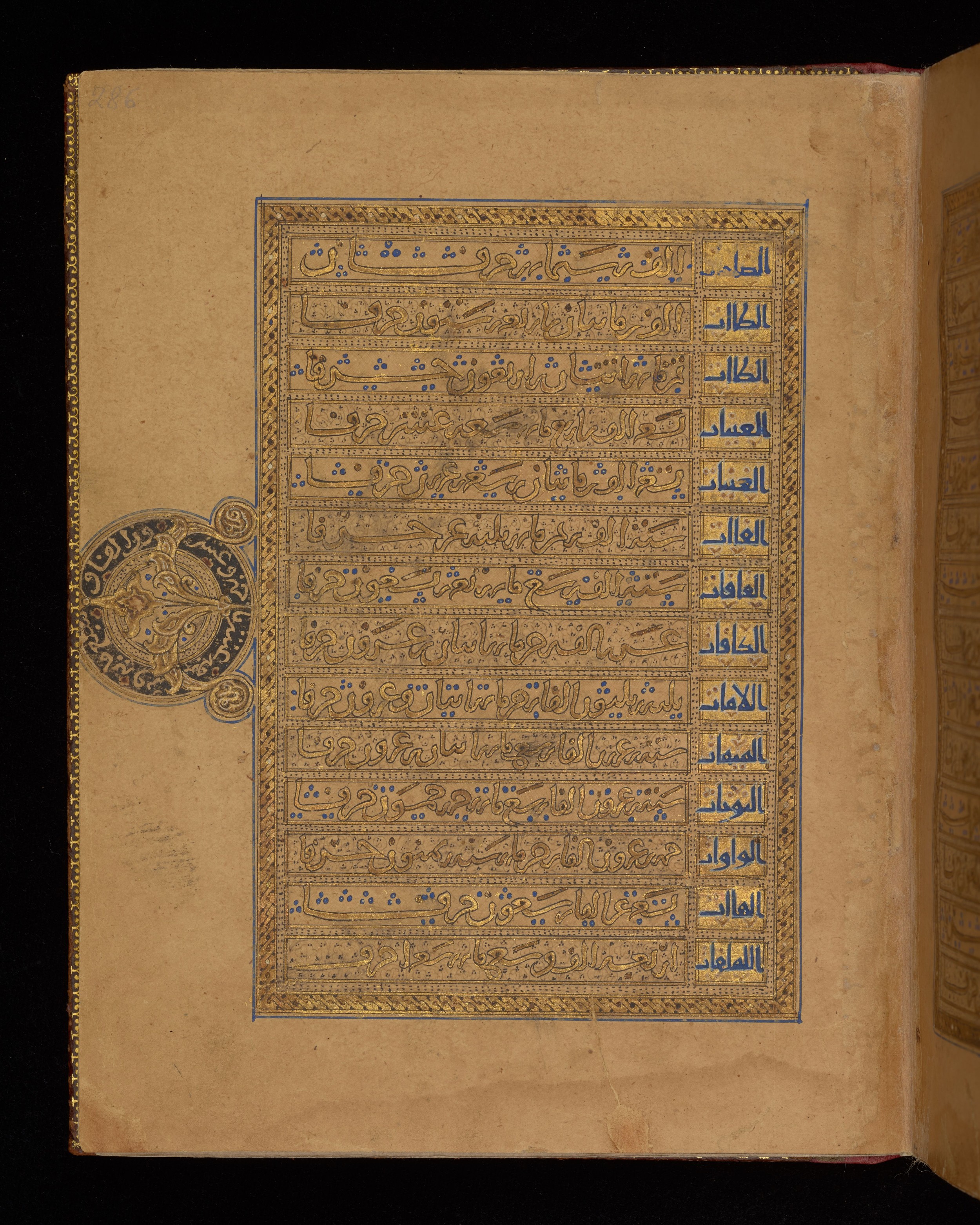Dublin, Chester Beatty Library, Is 1431 (Scan 6), in Nasḫī script, showing Surah 114:6 from Early 11th Century AD found in Baghdad, currently housed at Chester Beatty Library, Dublin, Ireland
