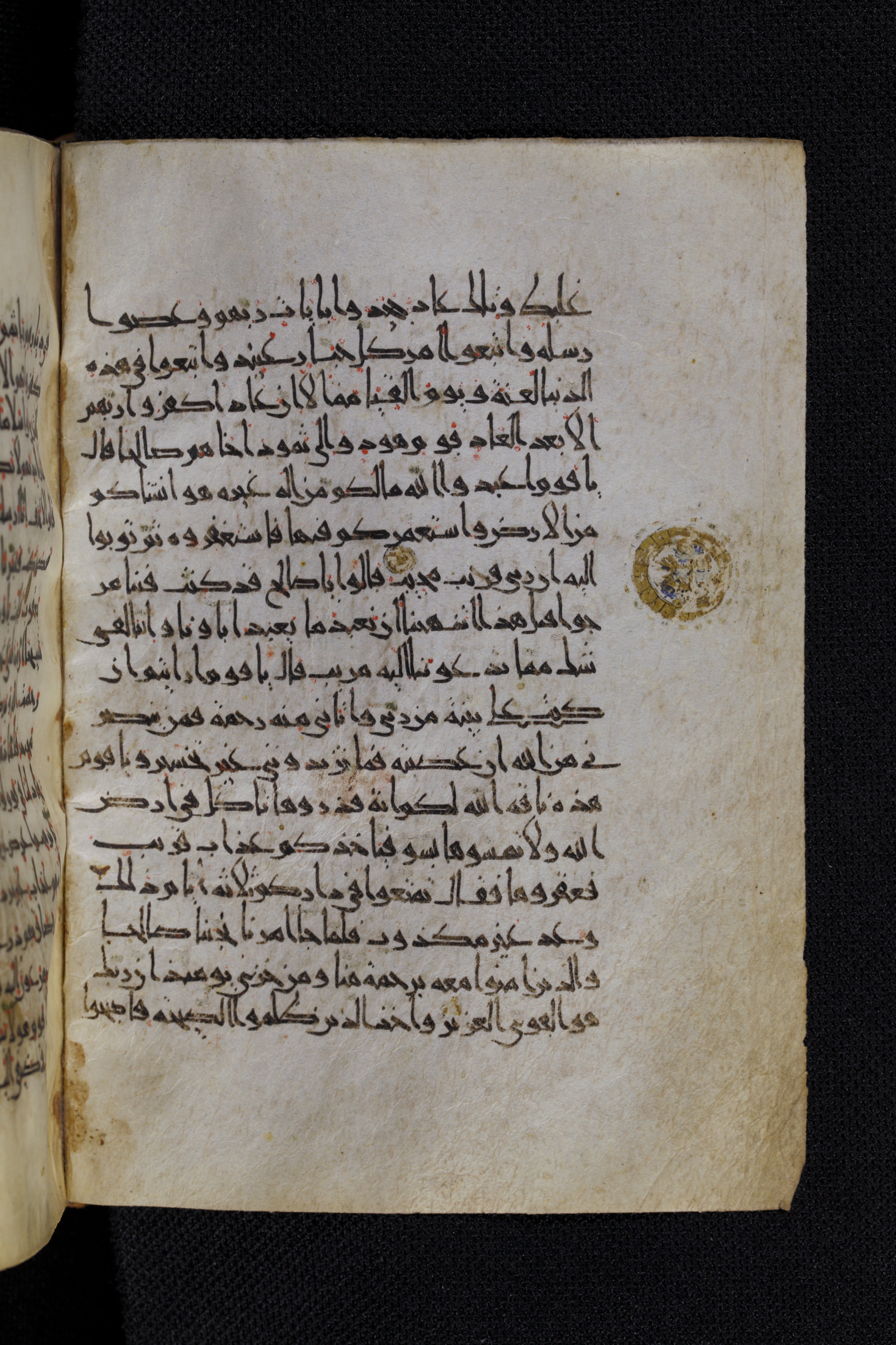 Diez A oct 172, in Transitional Maghrebi script, showing Surah 11:63 from Late 9th to Mid 11th Century AD found in Unknown, currently housed at Staatsbibliothek zu Berlin, Berlin, Germany