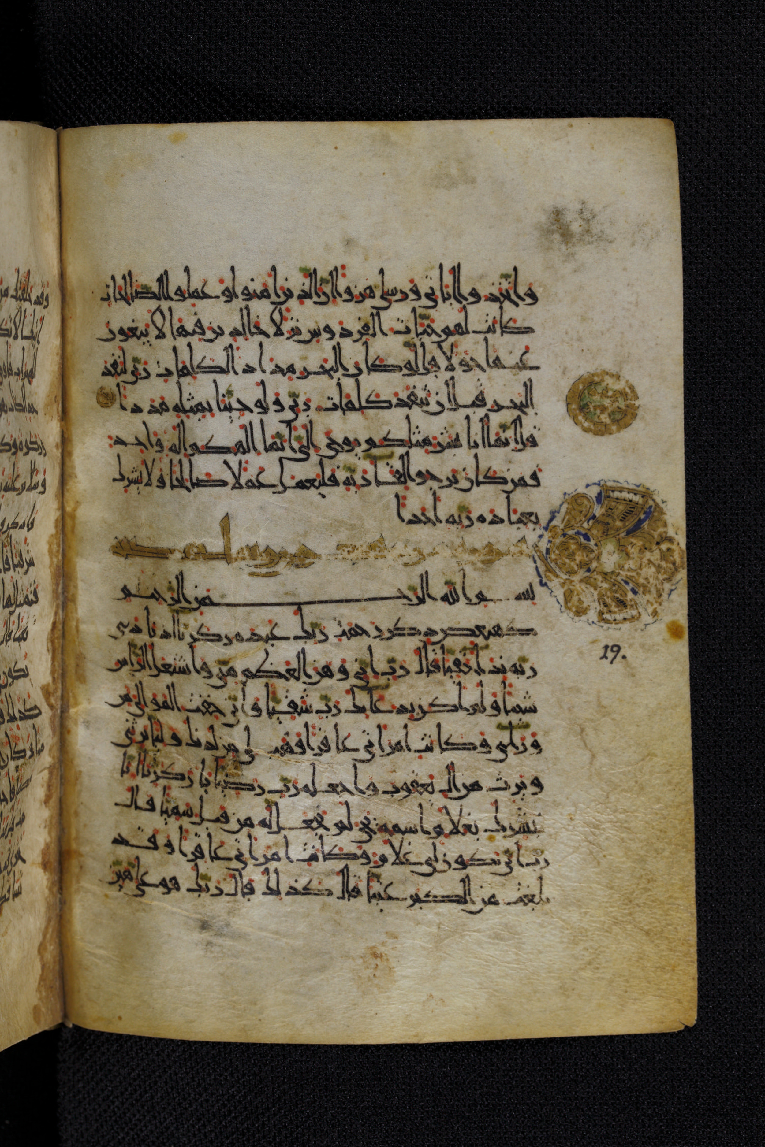Diez A oct 172, in Transitional Maghrebi script, showing Surah 19:2 from Late 9th to Mid 11th Century AD found in Unknown, currently housed at Staatsbibliothek zu Berlin, Berlin, Germany