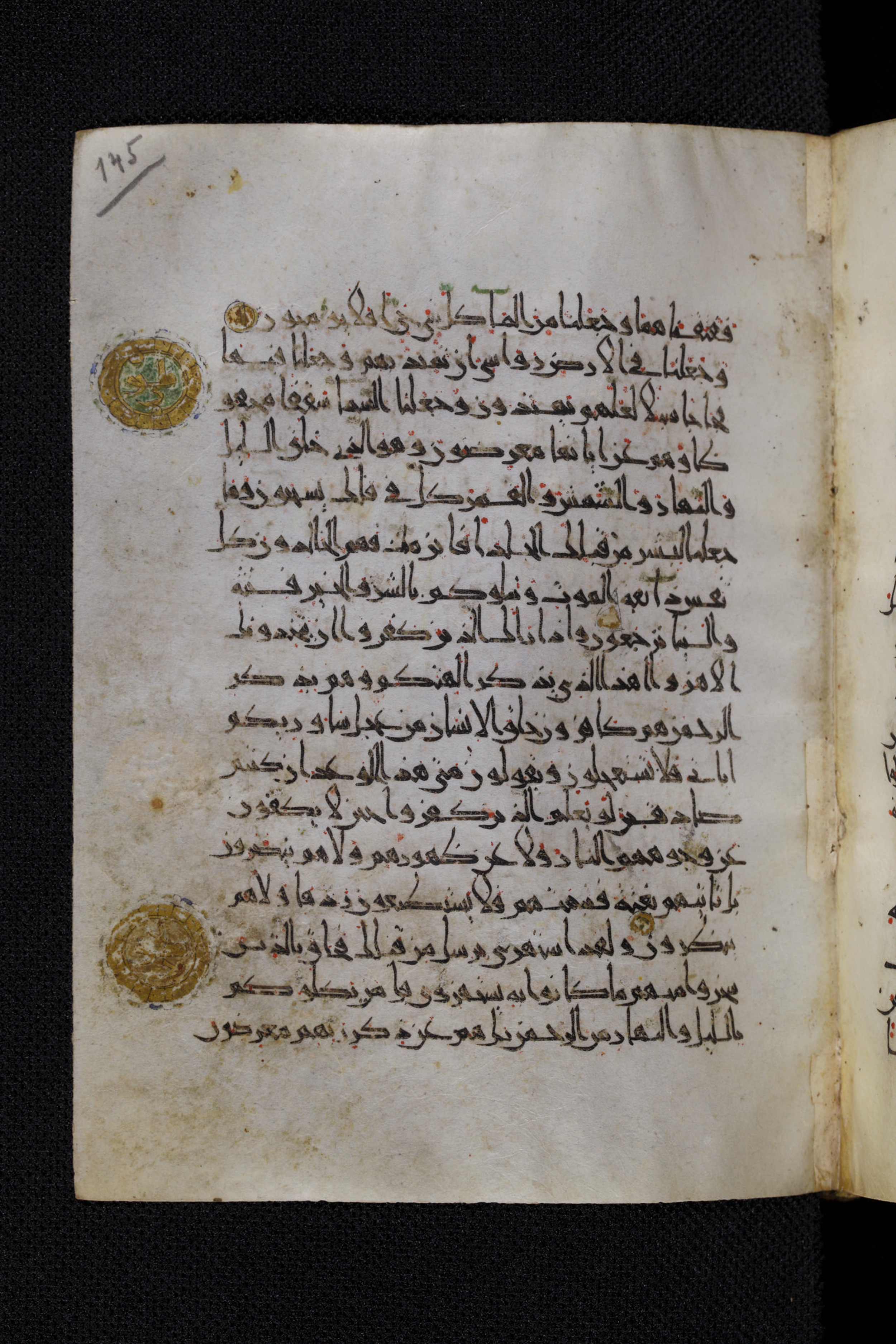 Diez A oct 172, in Transitional Maghrebi script, showing Surah 21:35 from Late 9th to Mid 11th Century AD found in Unknown, currently housed at Staatsbibliothek zu Berlin, Berlin, Germany