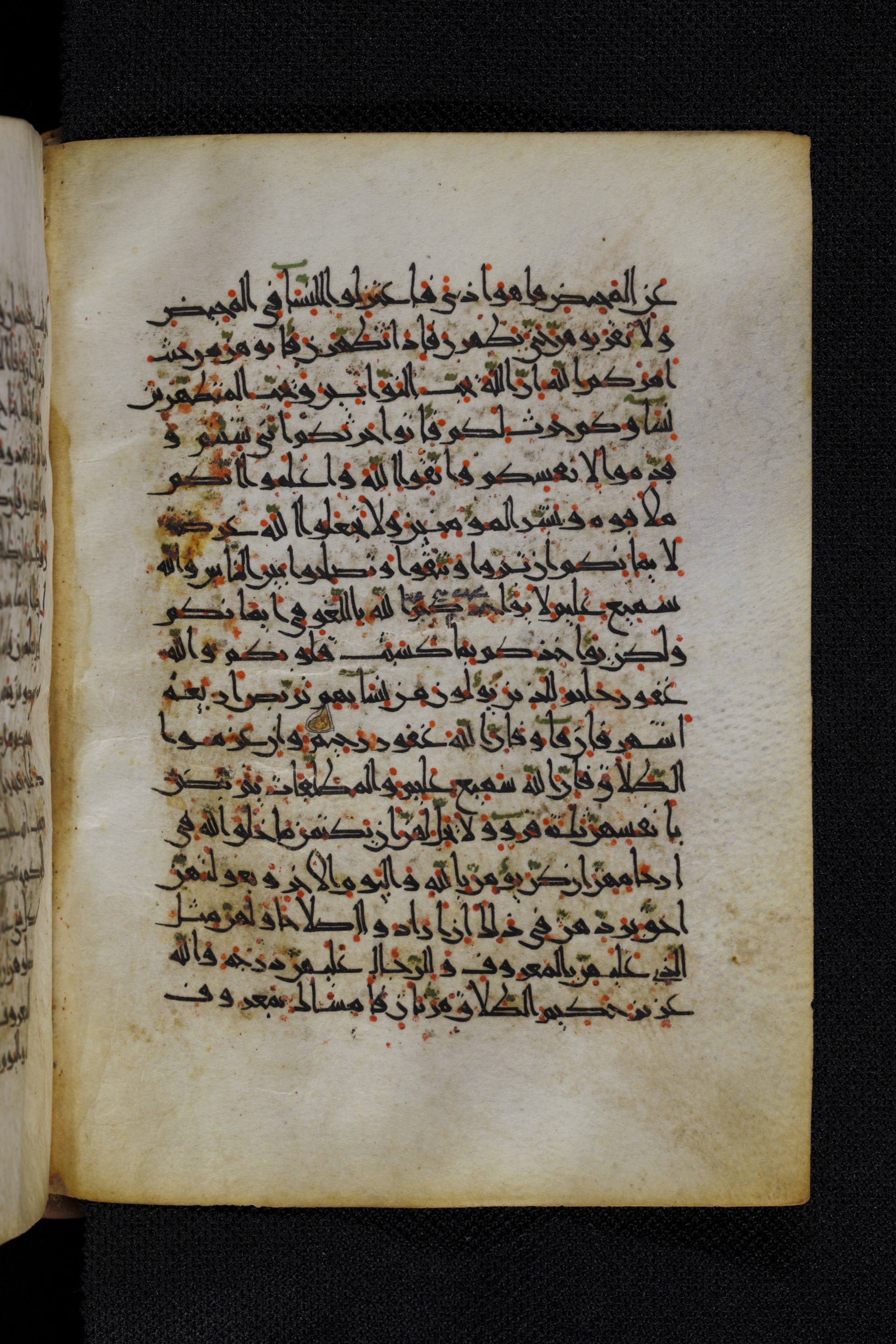 Diez A oct 172 (Scan 1), in Transitional Maghrebi script, showing Surah 2:229 from Late 9th to Mid 11th Century AD found in Unknown, currently housed at Staatsbibliothek zu Berlin, Berlin, Germany