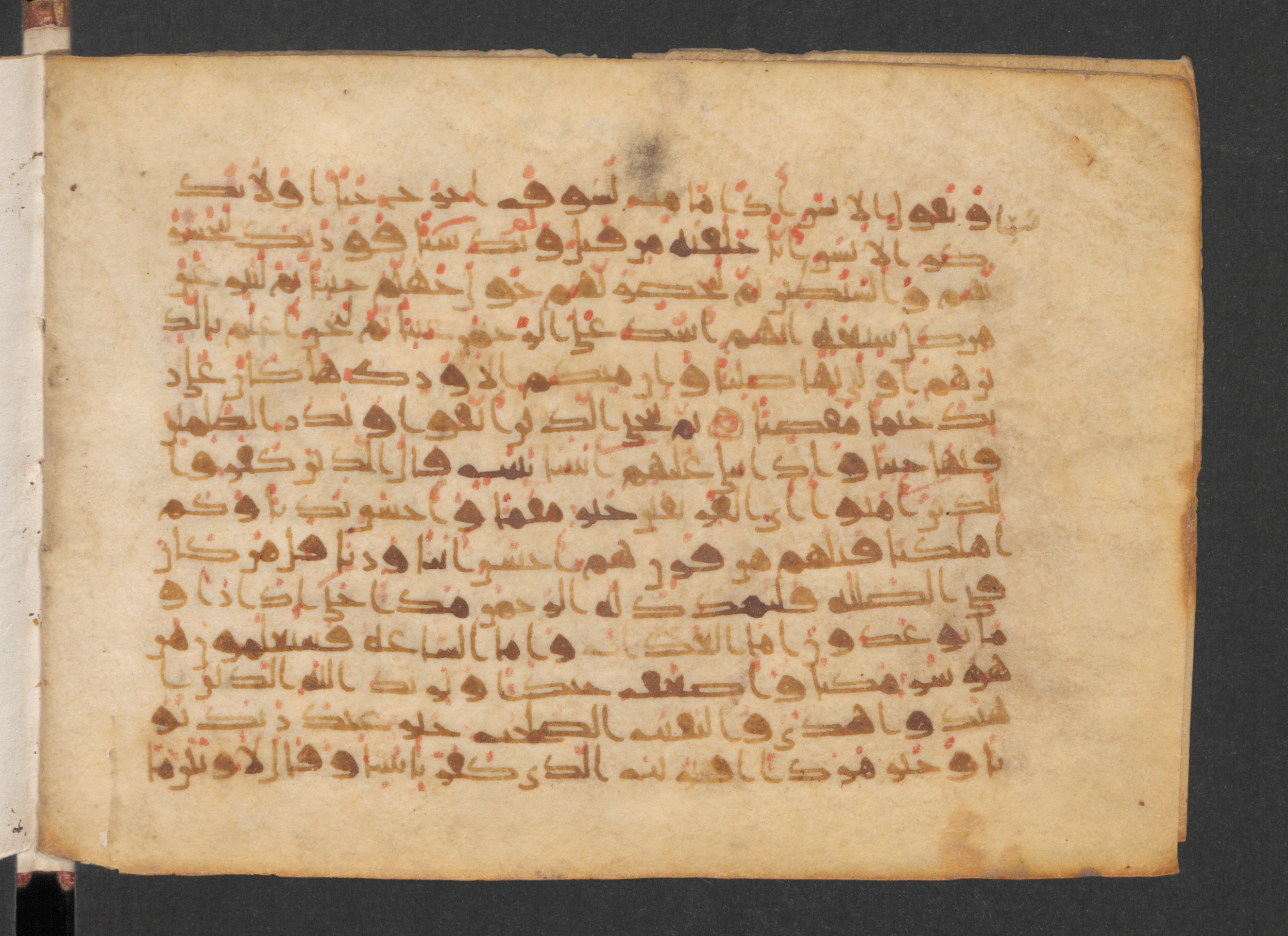 Wetzstein II 1929 (Ahlwardt 338), in New Style III script, showing Surah 19:76 from Mid 8th to Late 9th Century AD found in Damascus, Syria, currently housed at Staatsbibliothek zu Berlin, Berlin