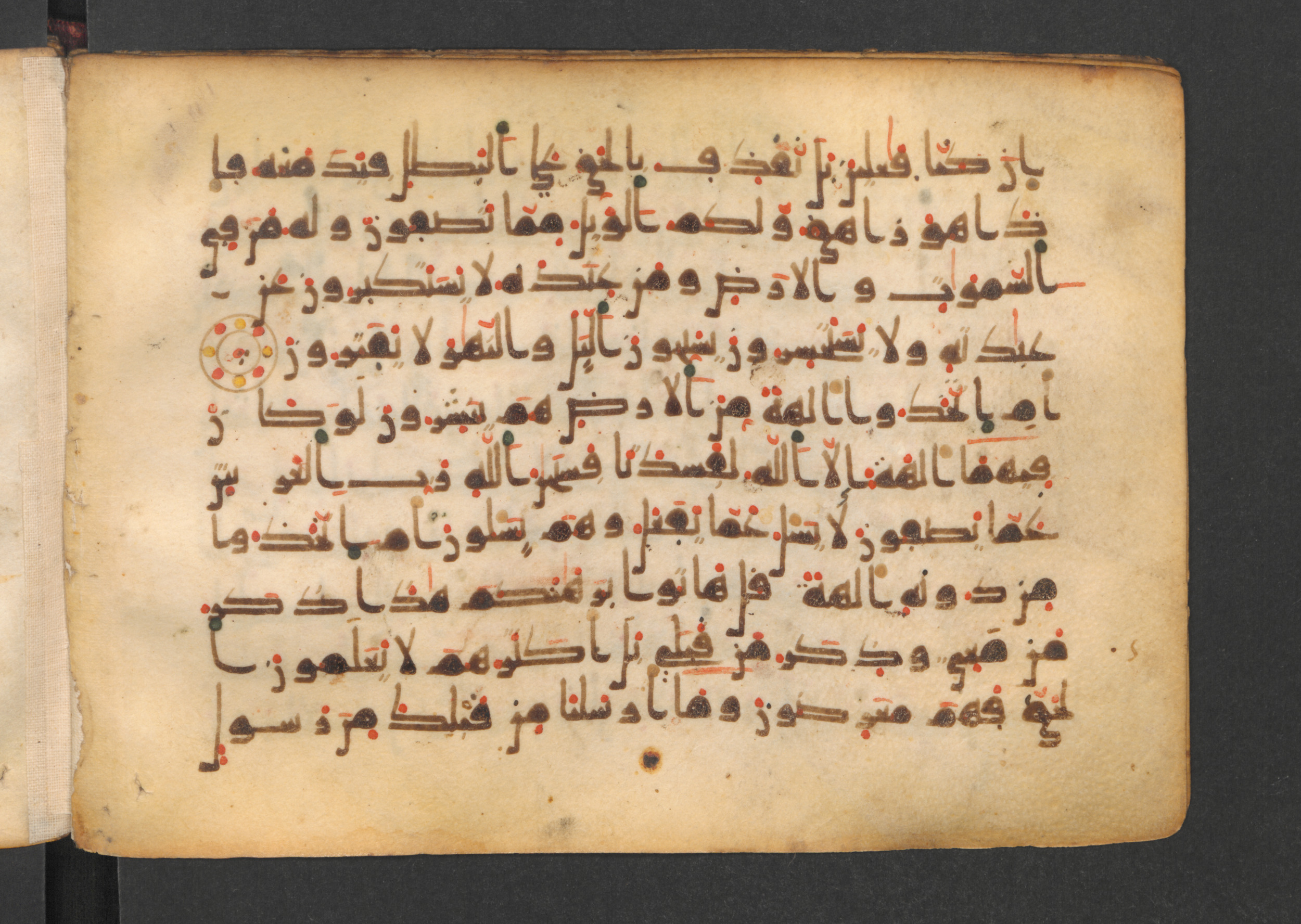 Codex Petermann I 38, in kūfī D.Vb script, showing Surah 21:22 from Mid-8th to Late 10th Century AD found in Unknown, currently housed at Staatsbibliothek zu Berlin, Berlin