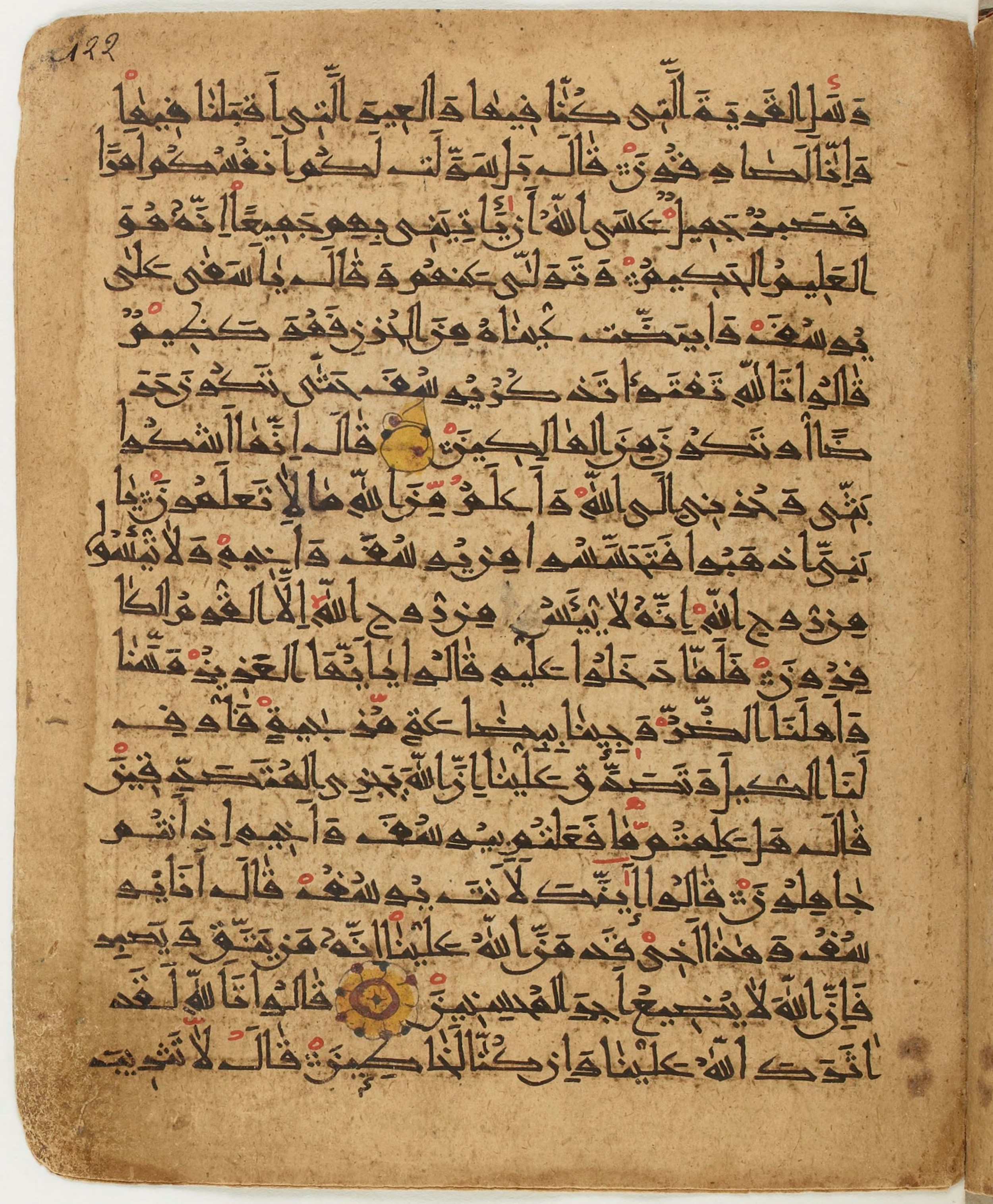 BNF Arabe 6430, in Naskh (NS 1) script, showing Surah 12:83 from 10th Century AD found in Unknown, currently housed at Bibliothèque nationale de France, Paris