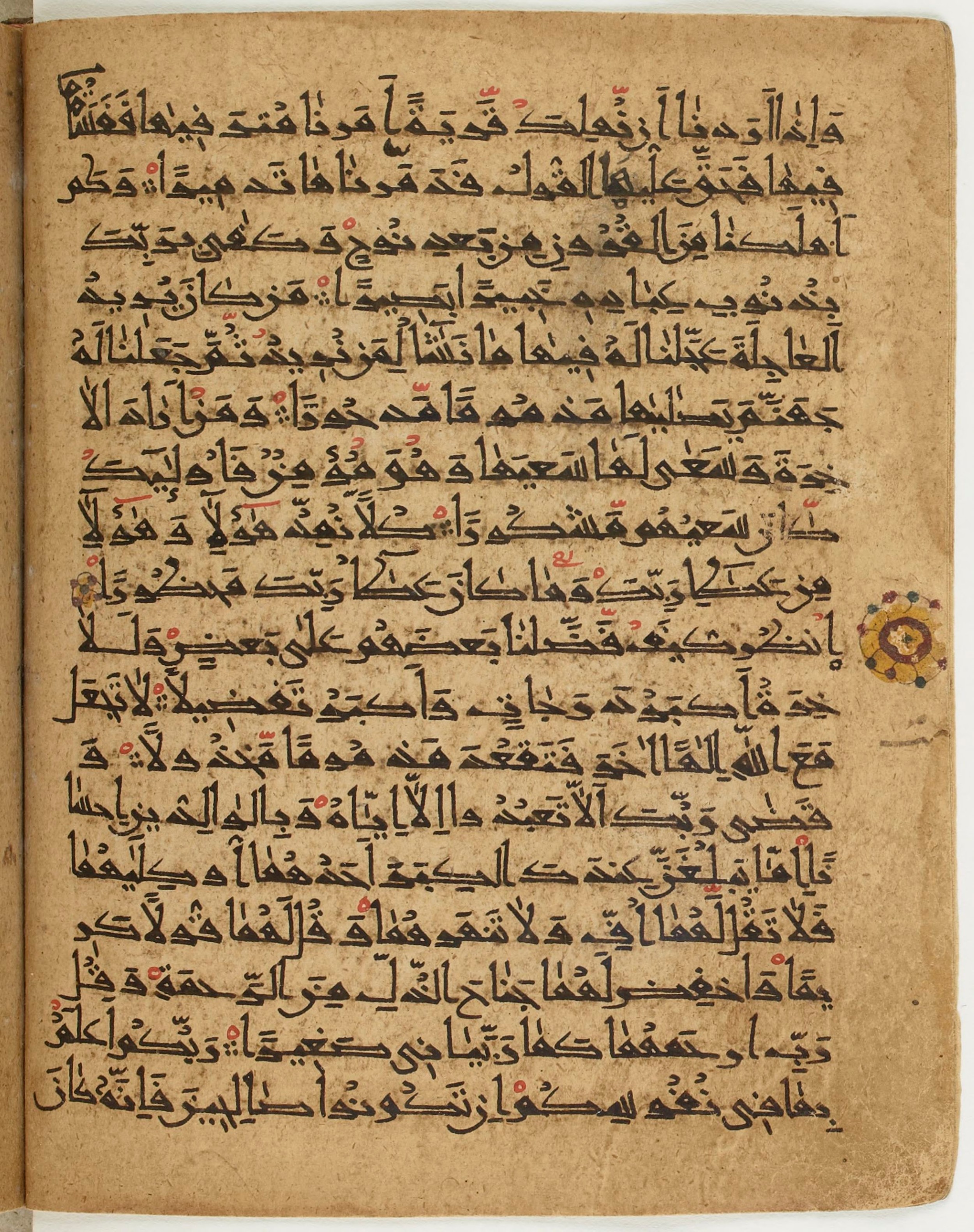 BNF Arabe 6430, in Naskh (NS 1) script, showing Surah 17:21 from 10th Century AD found in Unknown, currently housed at Bibliothèque nationale de France, Paris