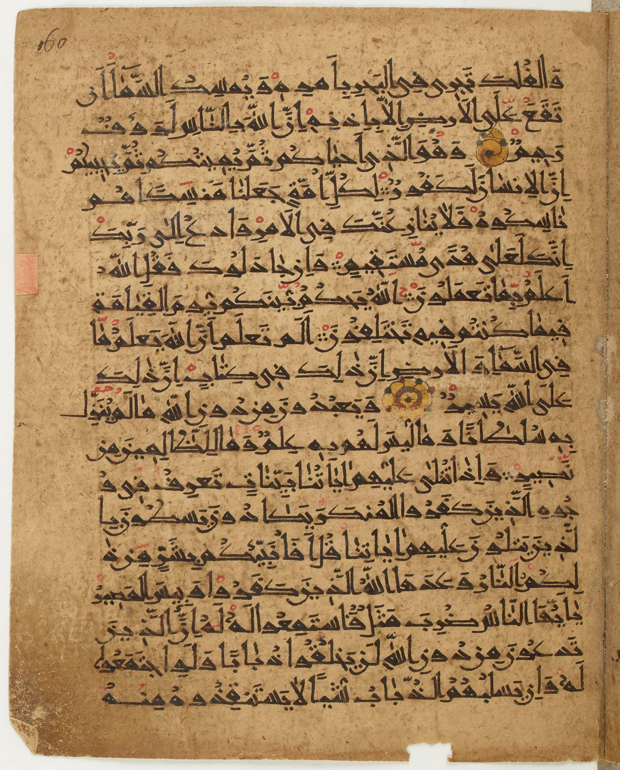 BNF Arabe 6430, in Naskh (NS 1) script, showing Surah 22:71 from 10th Century AD found in Unknown, currently housed at Bibliothèque nationale de France, Paris