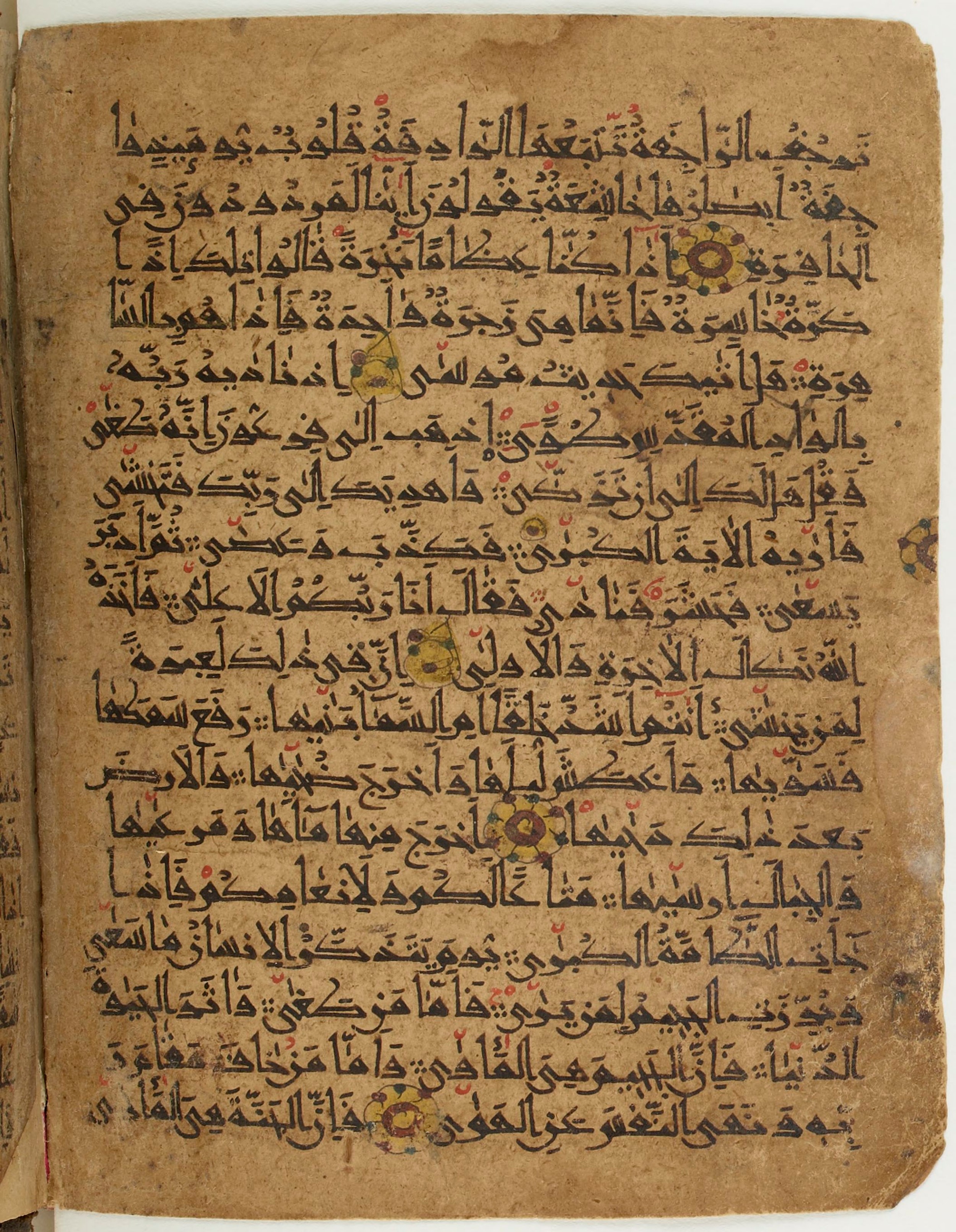 BNF Arabe 6430, in Naskh (NS 1) script, showing Surah 79:21 from 10th Century AD found in Unknown, currently housed at Bibliothèque nationale de France, Paris